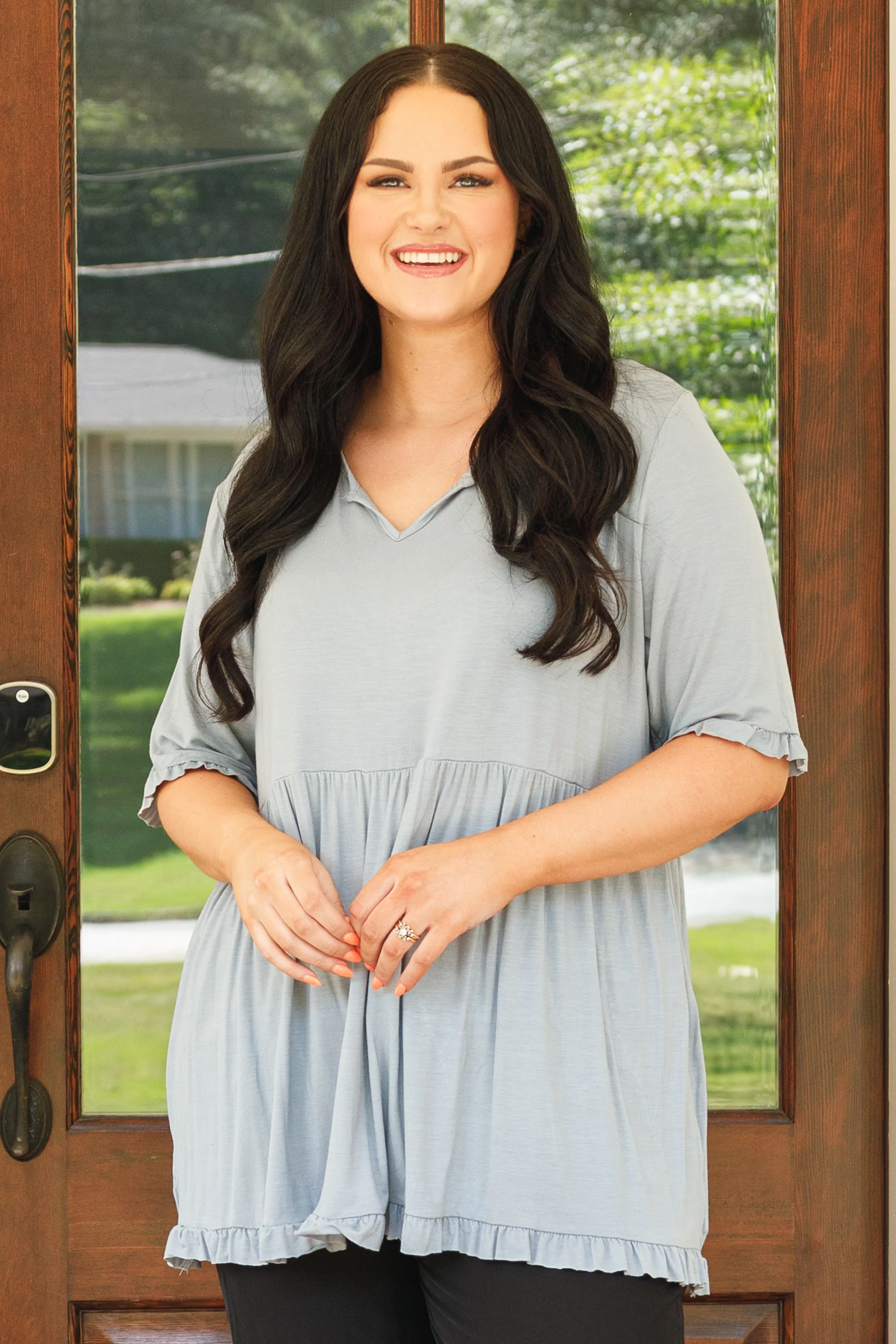 Loving Myself Whenever Top, Dusty Mint - Giverhouse