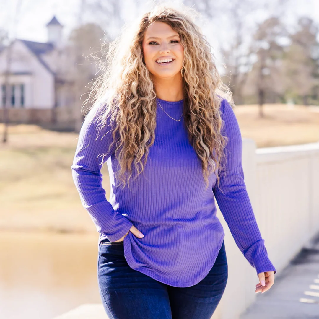 Loving Me Top, Purple - Giverhouse