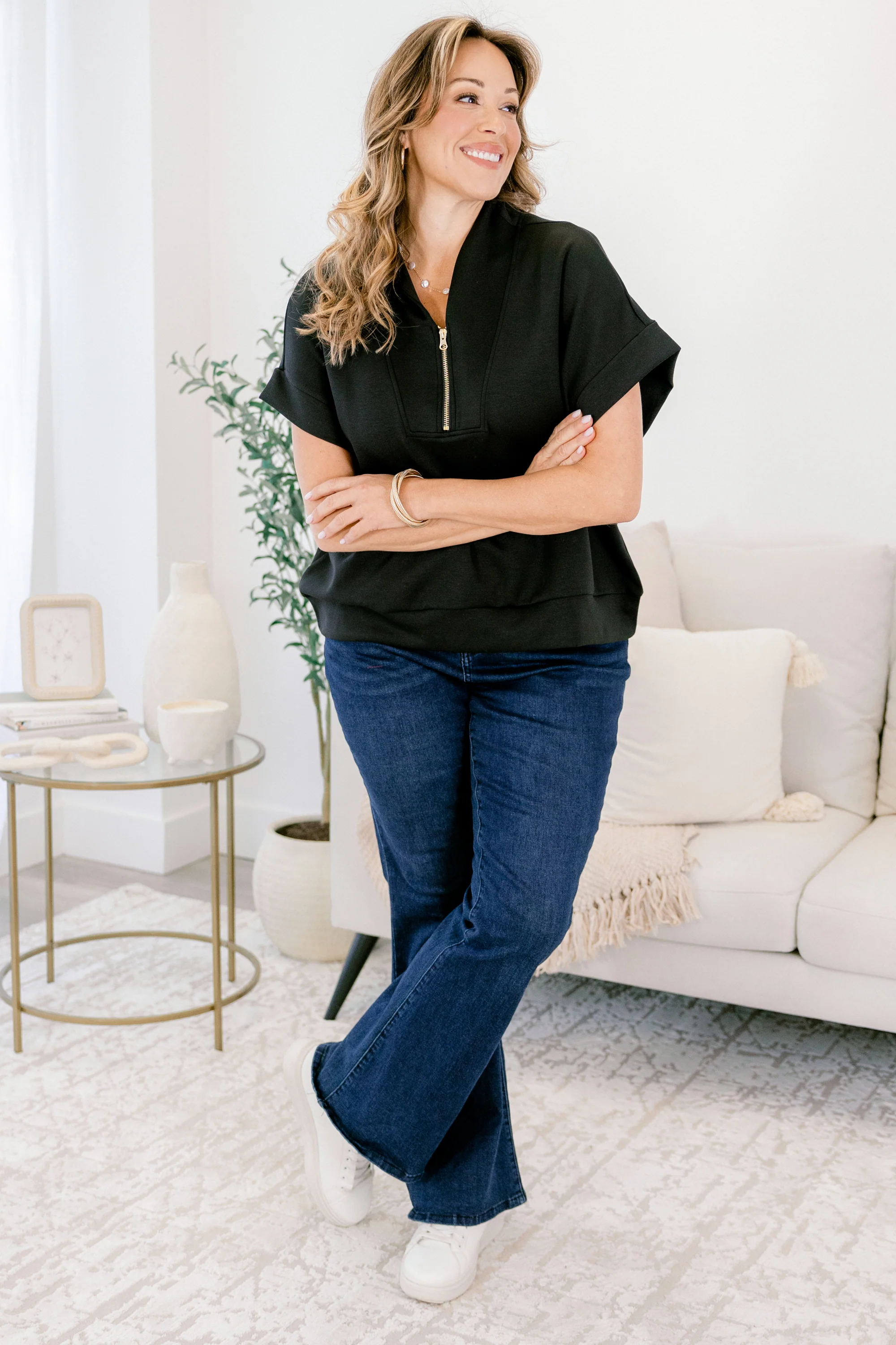 Keepin' It Simple Top, Black - Giverhouse