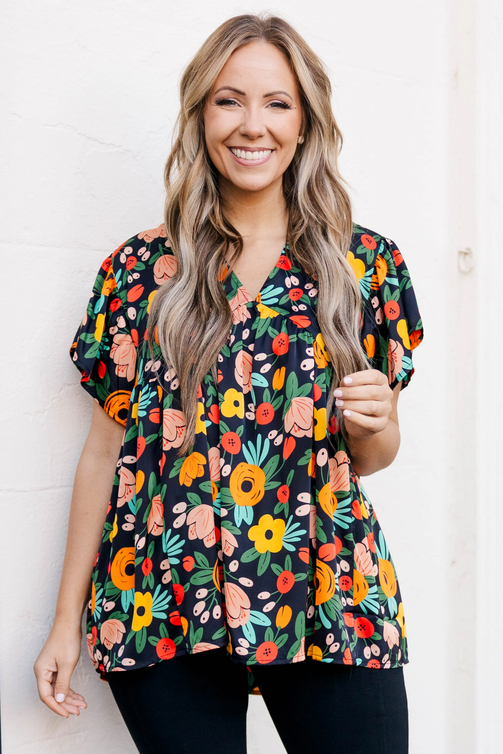 Rosie Top, Black - Giverhouse