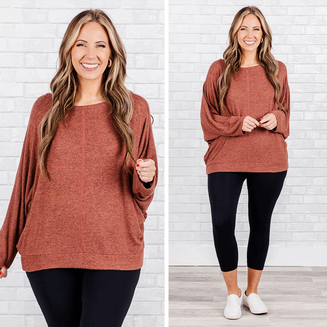 Serene Whispers Top, Clay - Giverhouse