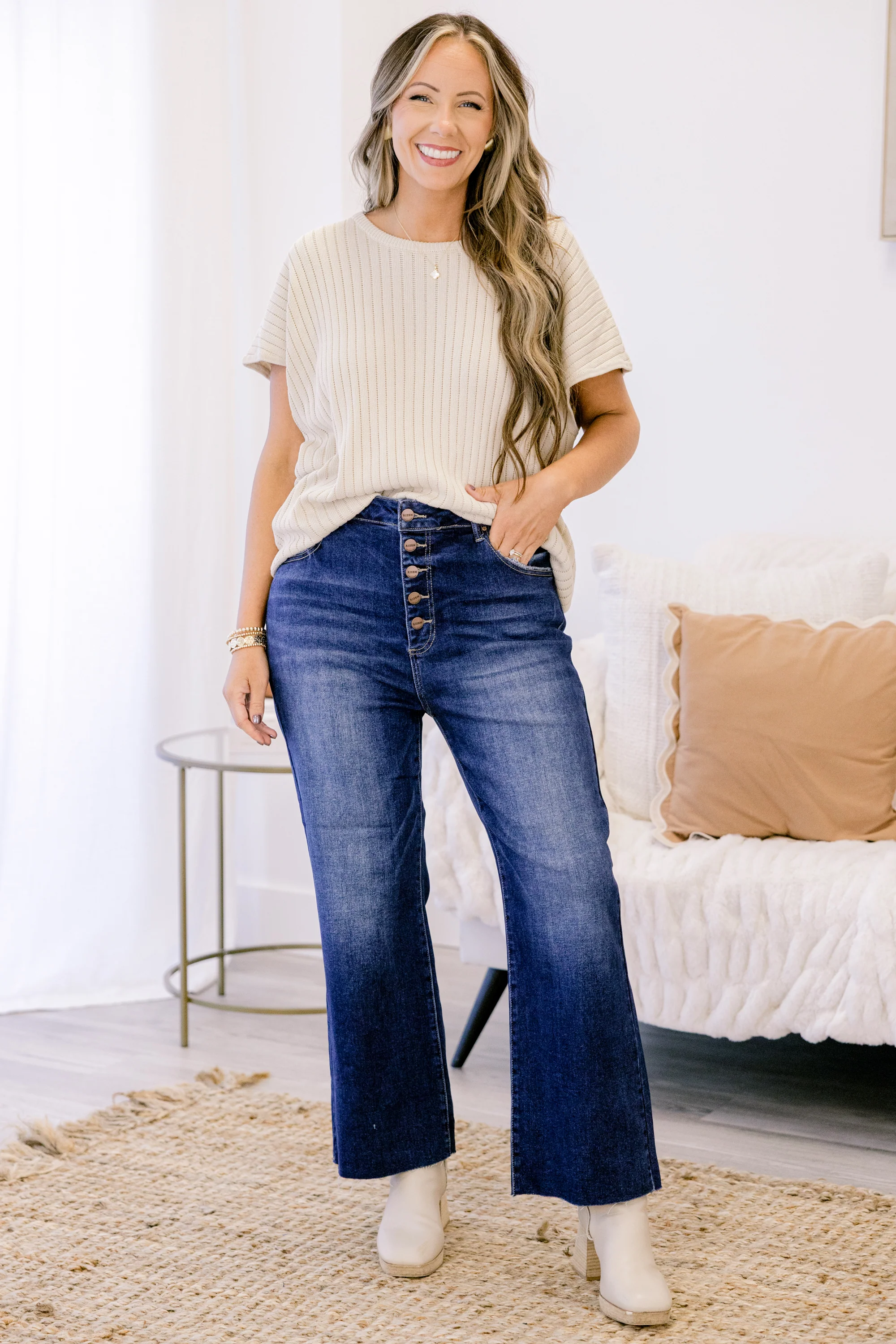 So Much To Say Jeans, Dark Wash - Giverhouse