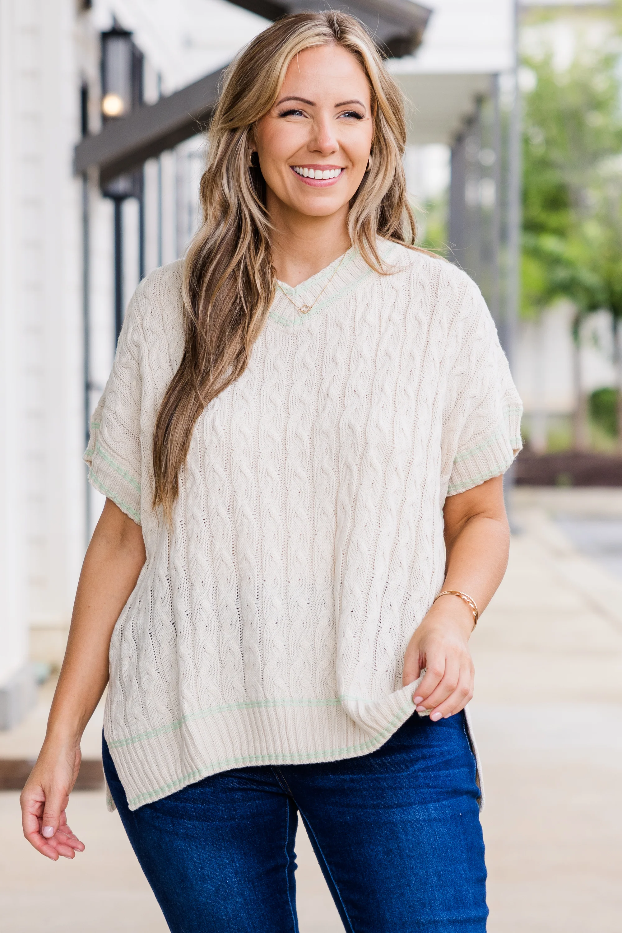 Call Me Later Top, Oatmeal - Giverhouse