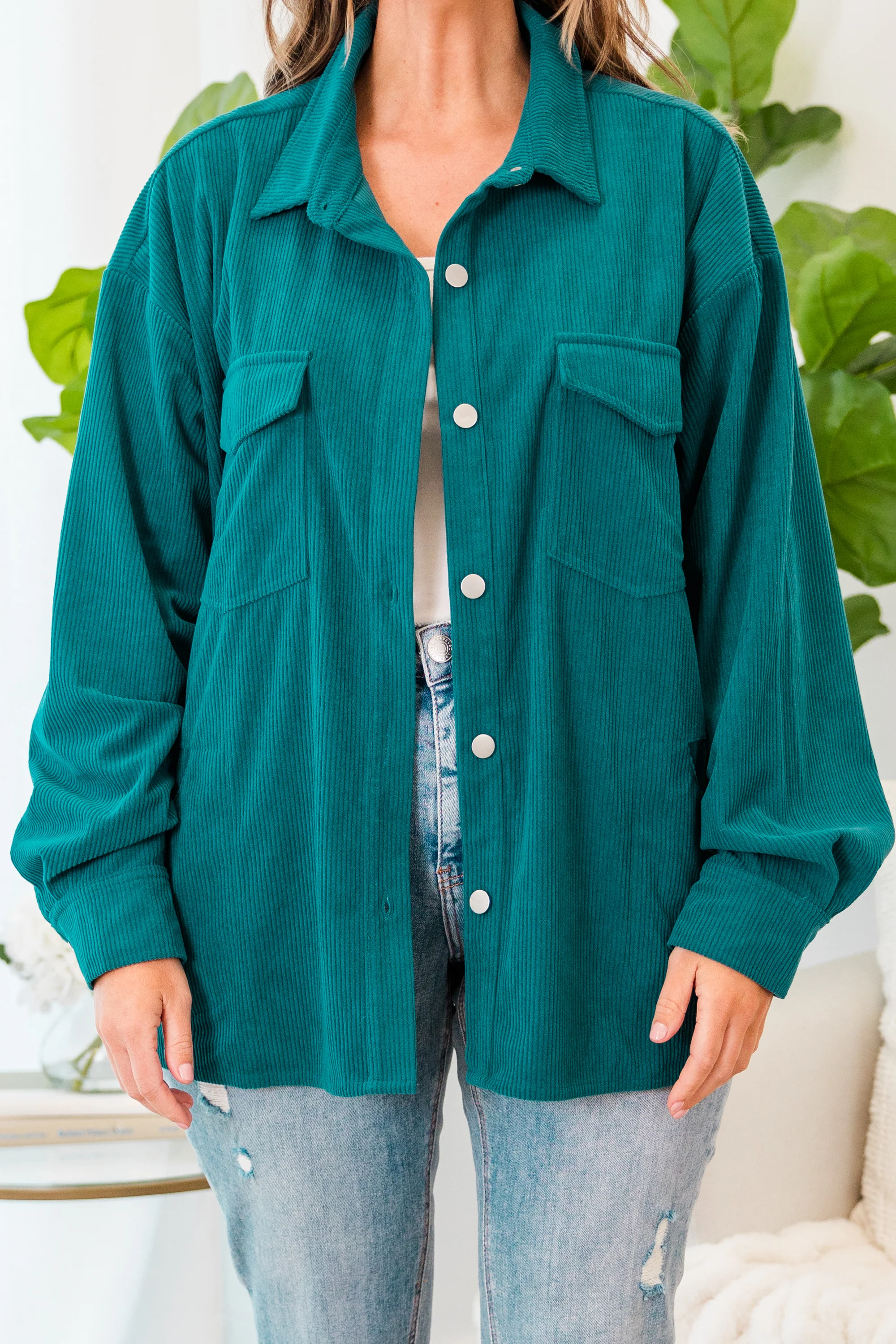 I Love The Cold Jacket, Teal - Giverhouse