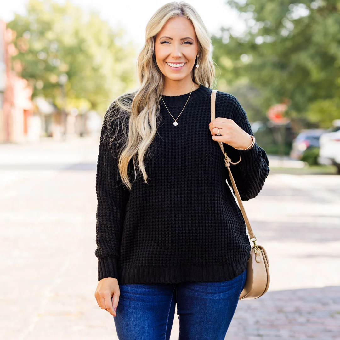 Everything We Loved Sweater, Black - Giverhouse