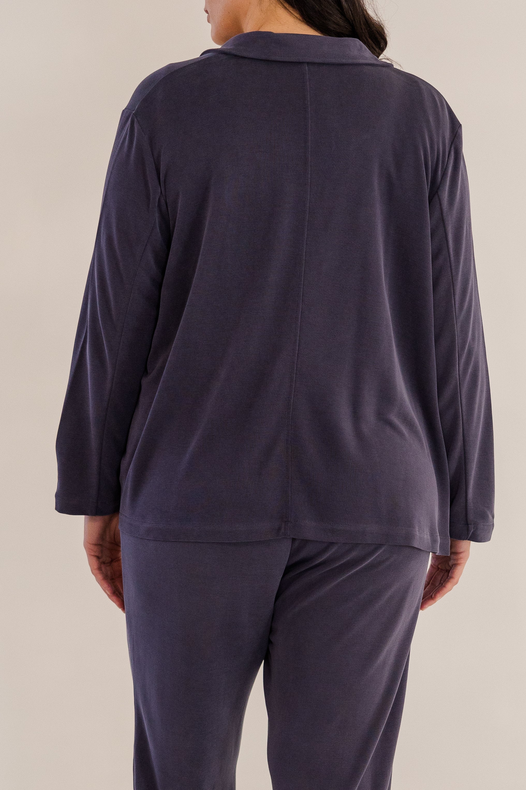 Bleecker Collar Knit Jacket, Ink Navy - Giverhouse