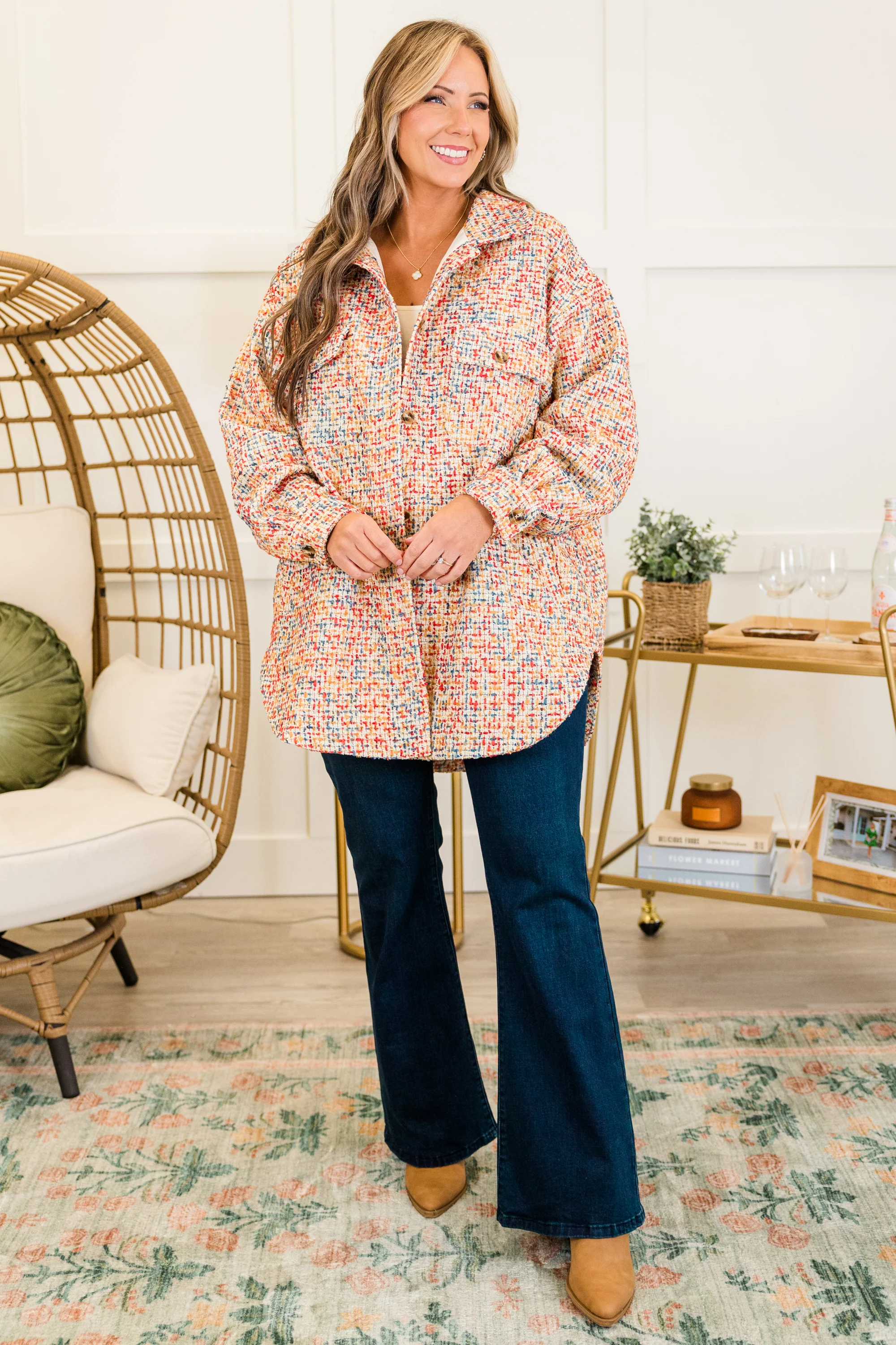 Feeling The Breeze Jacket, Multi - Giverhouse