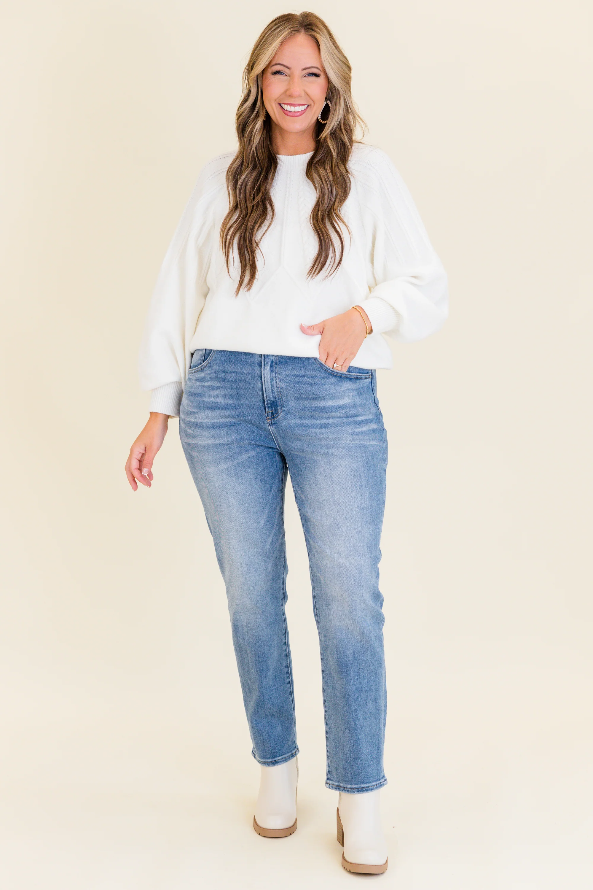 Treat You Better Jeans, Medium Wash - Giverhouse