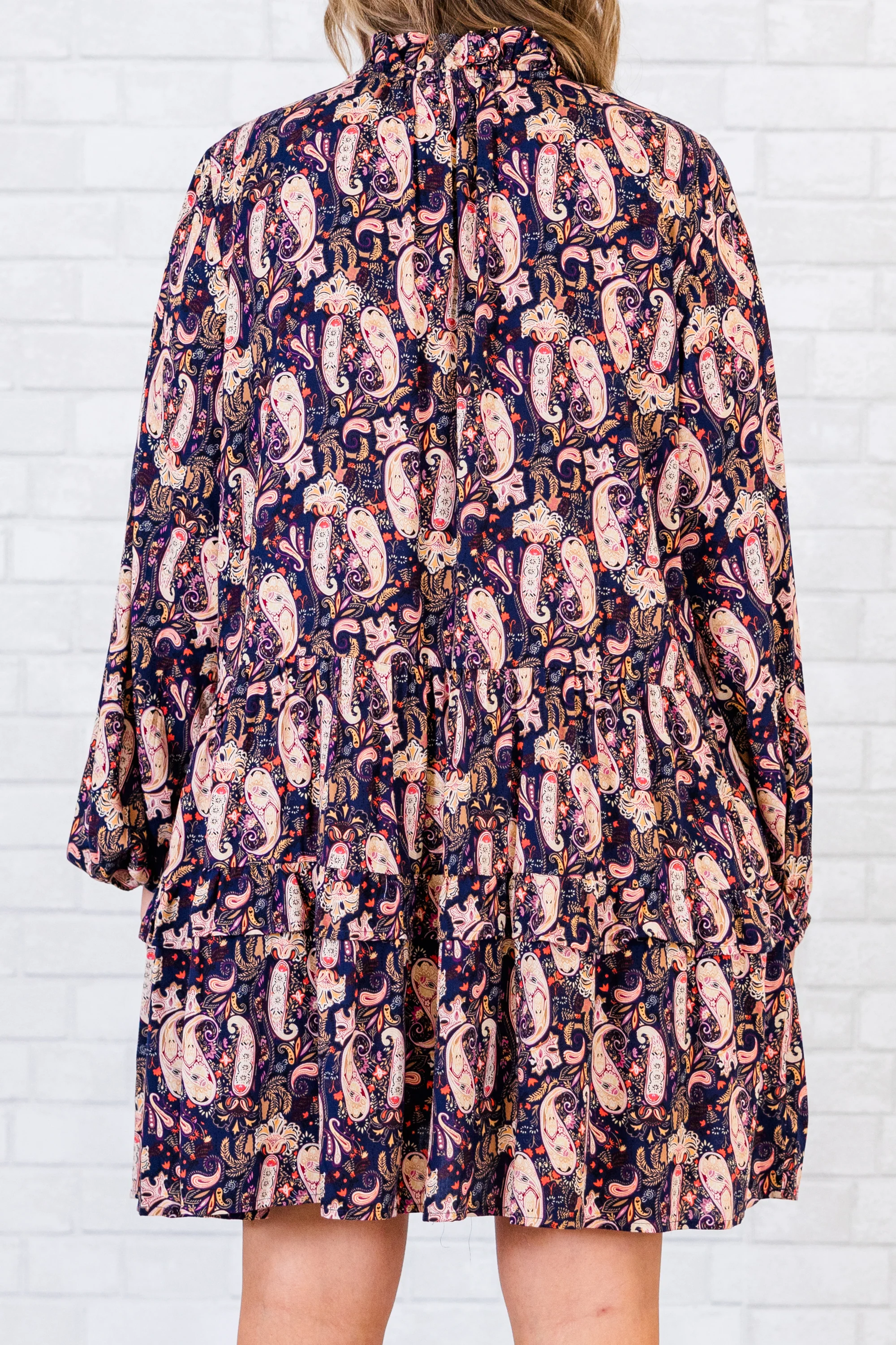 Put Me First Dress, Navy - Giverhouse