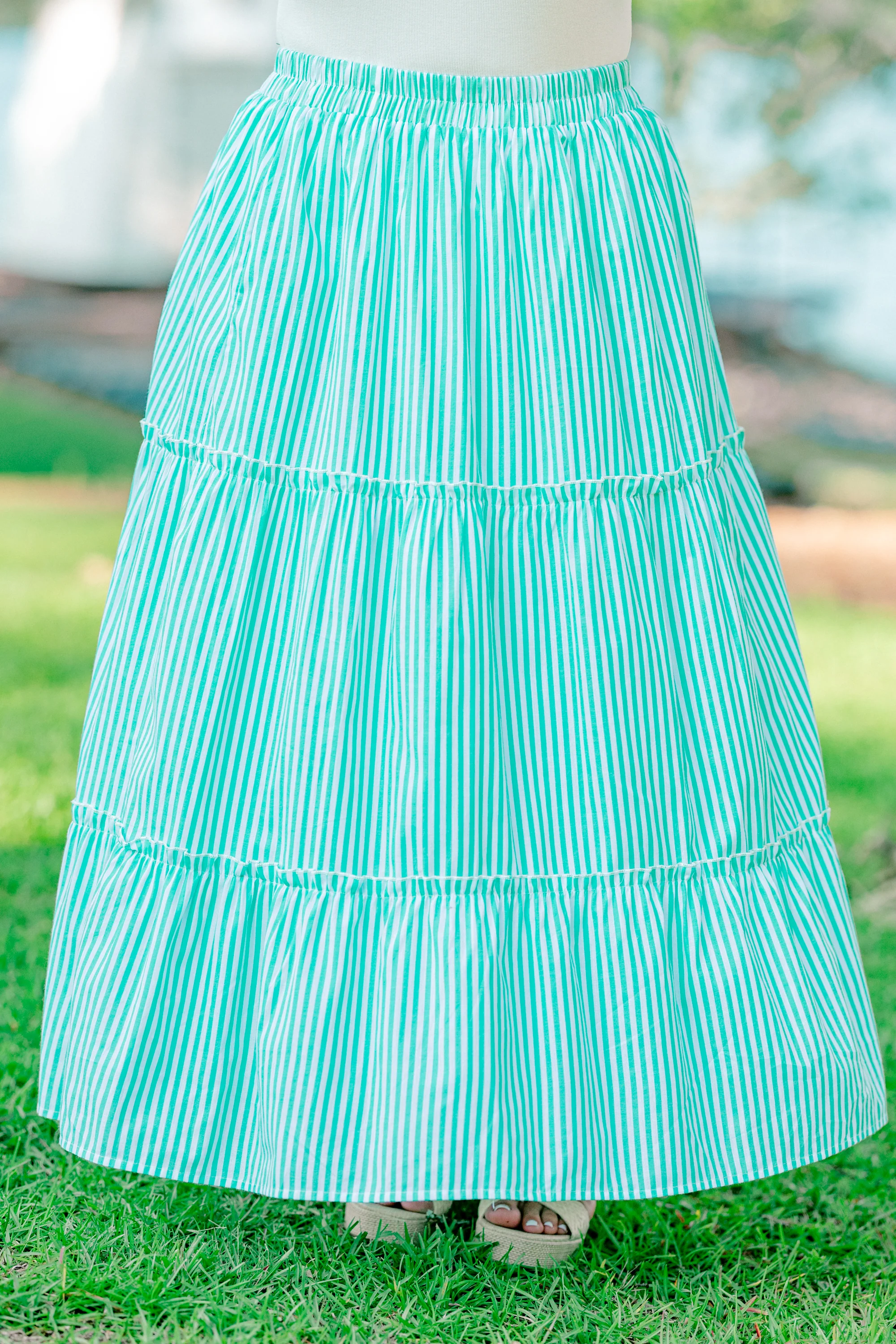 Toes In The Sand Skirt, Green - Giverhouse