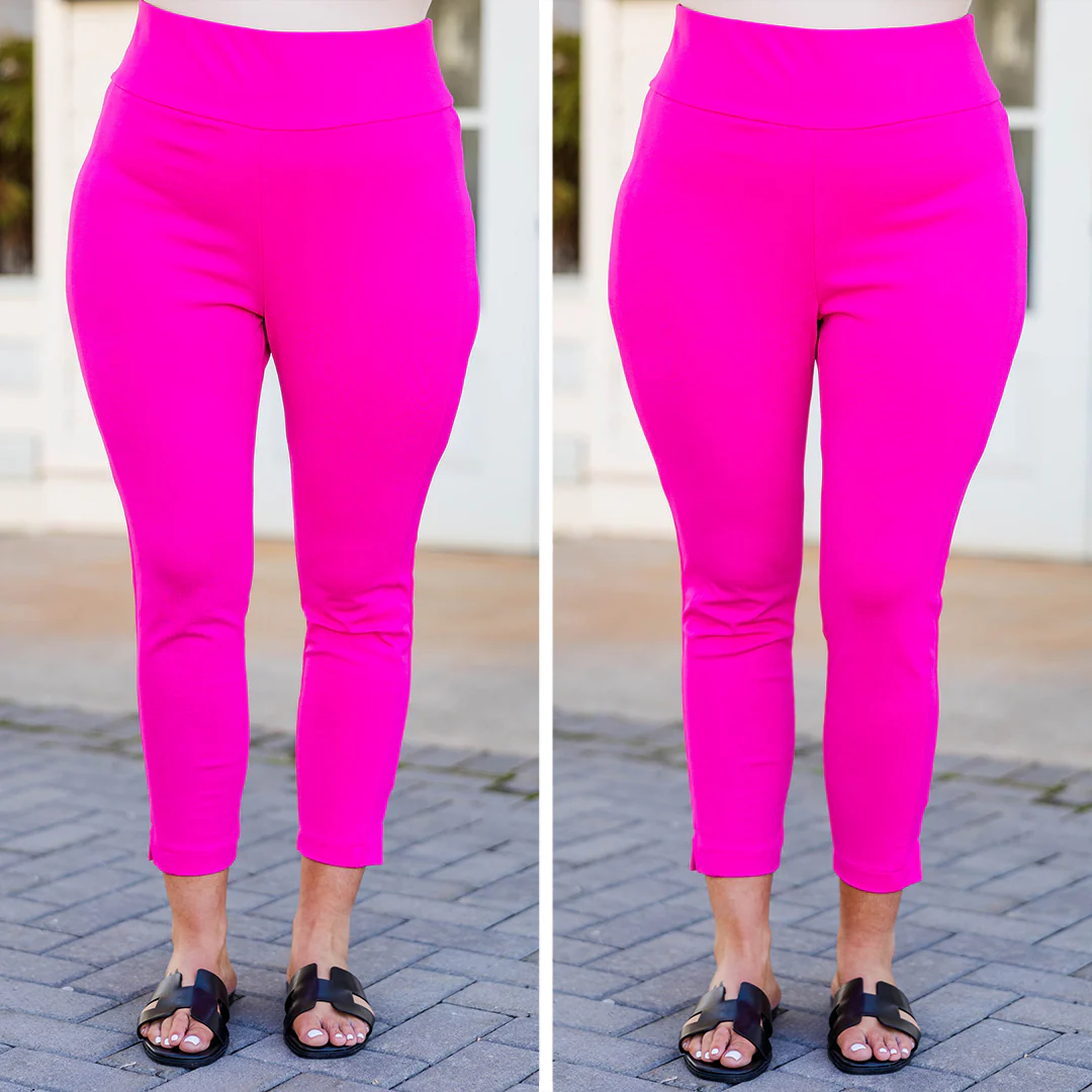 Strut Your Style Pants, Hot Pink - Giverhouse