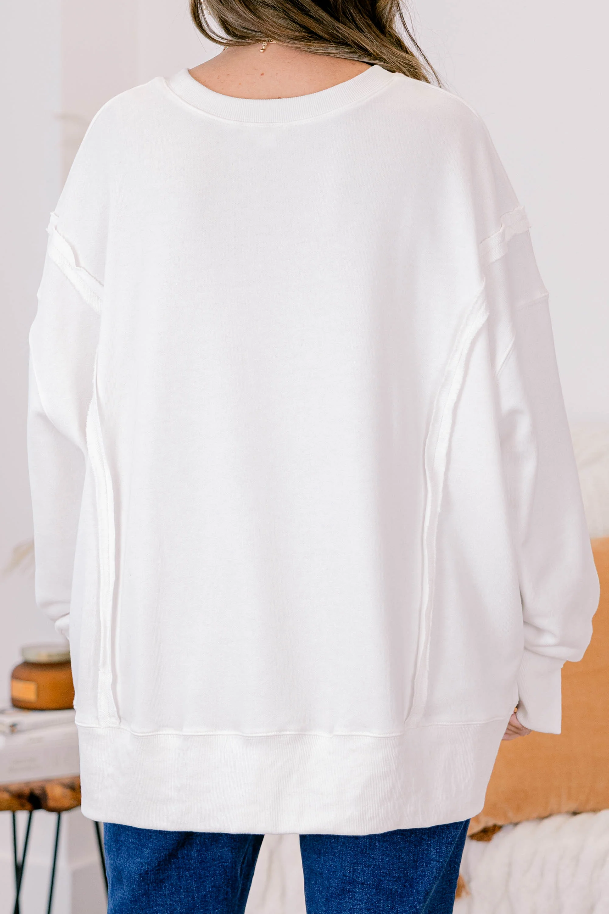 Thankful for the Season Comfy Crew, Ivory - Giverhouse