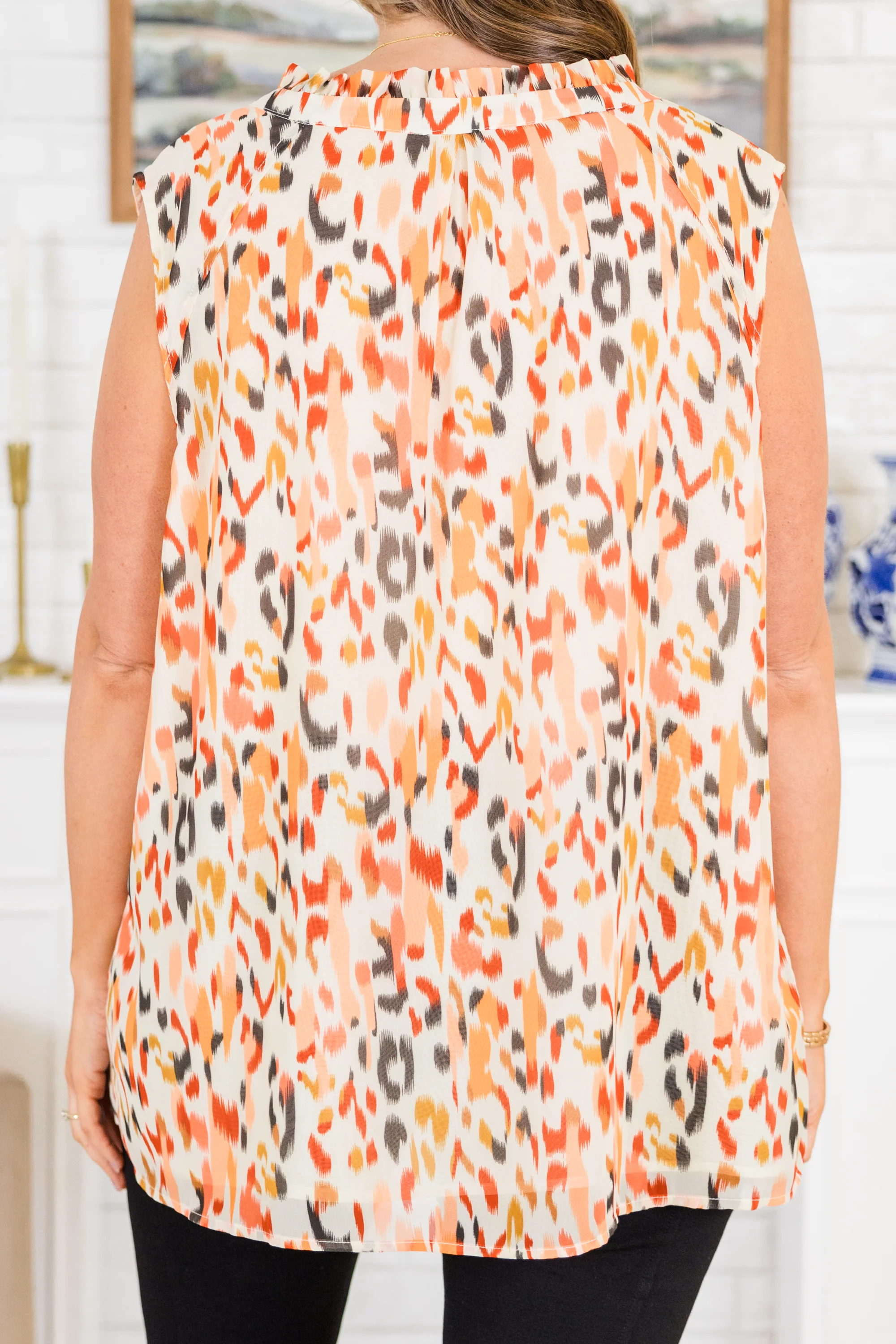 Safari Time Tank, Orange - Giverhouse