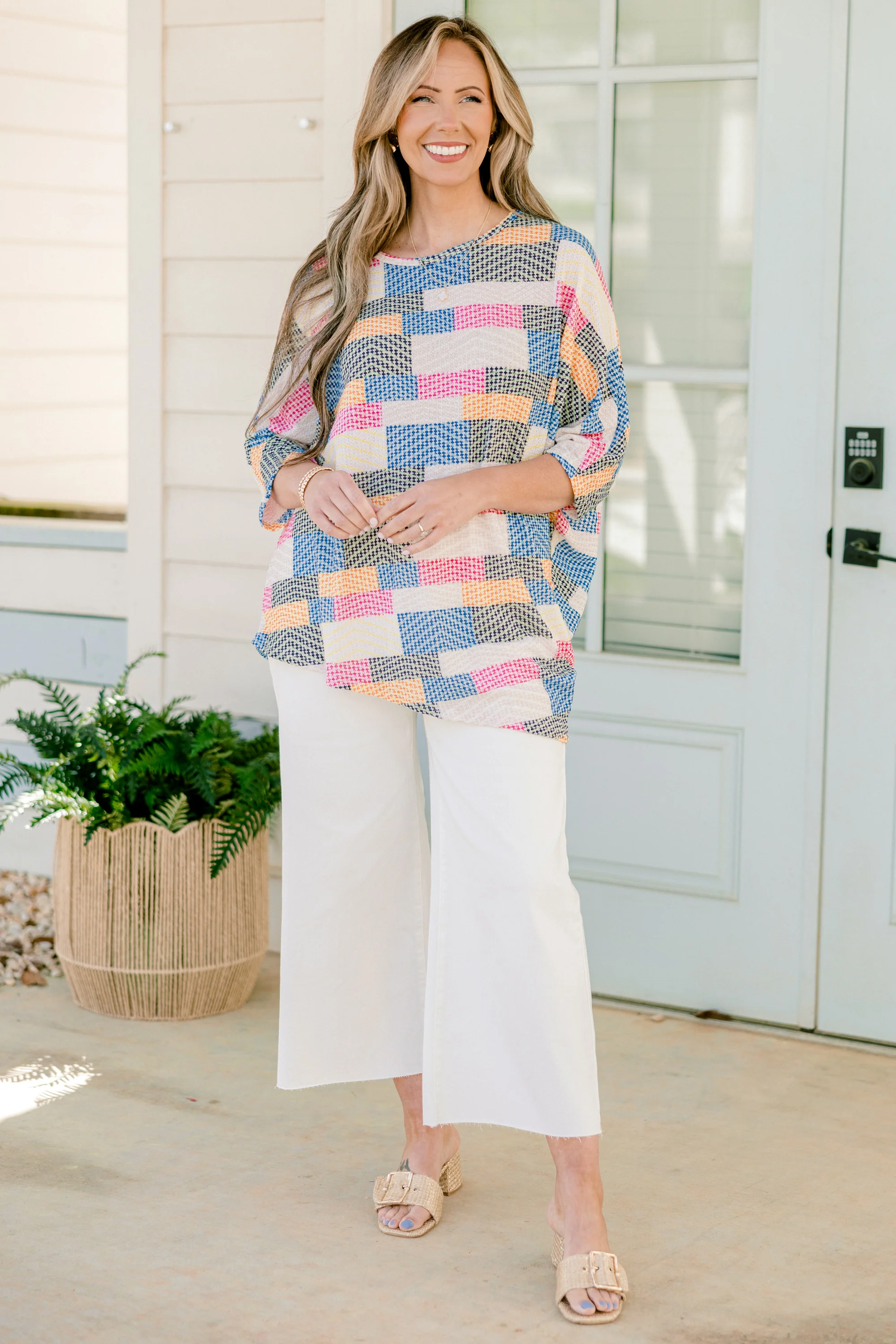 Artistic Beauty Top, Multi Stripe - Giverhouse