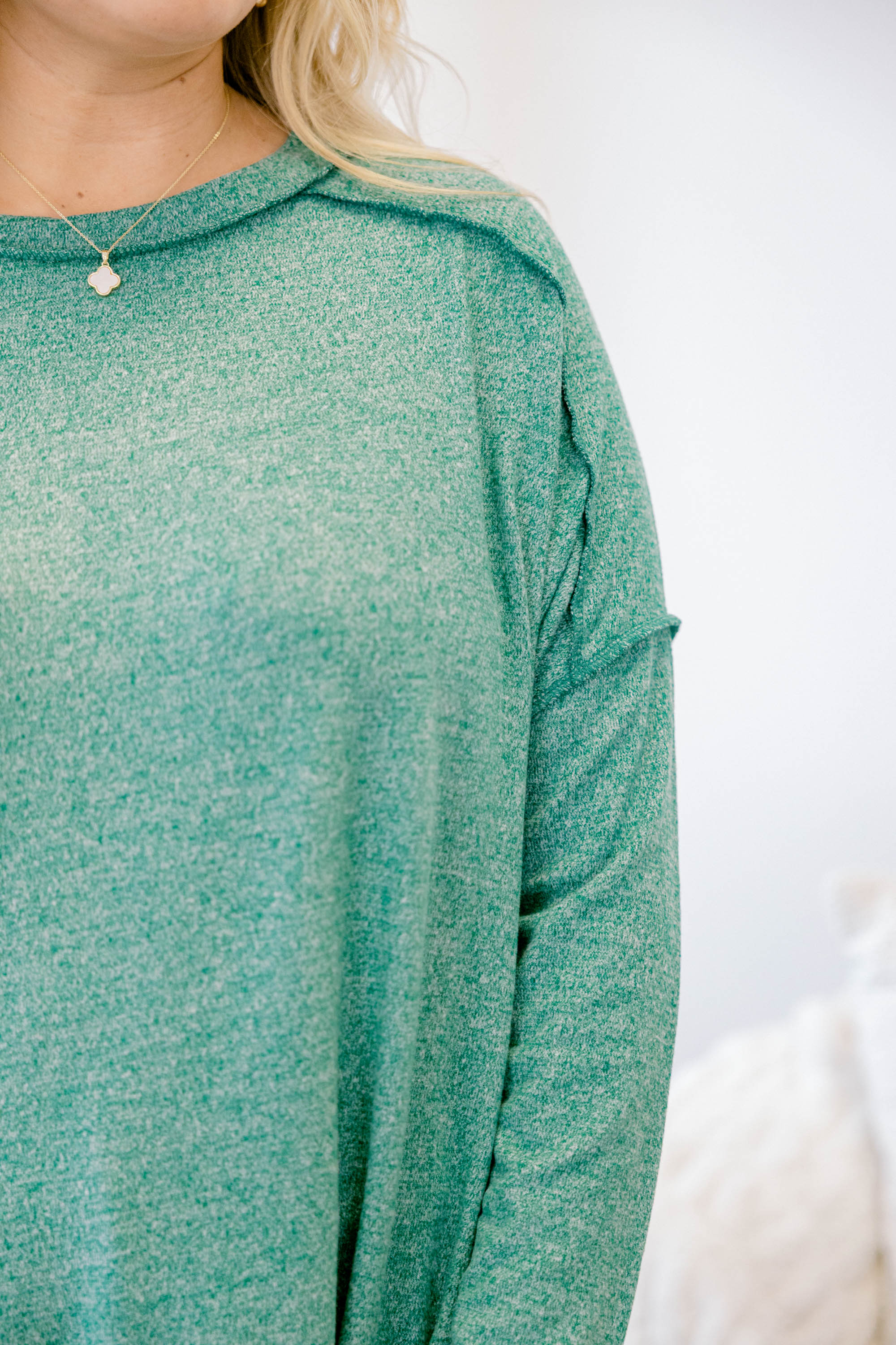 Like It's Nothing Top, Dark Green - Giverhouse