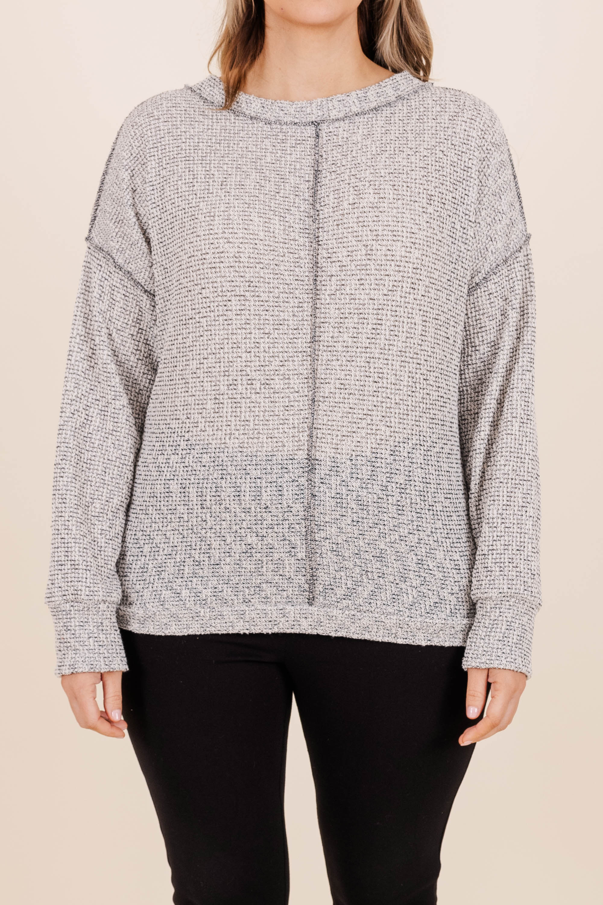 Chill It Out Sweater, Grey - Giverhouse