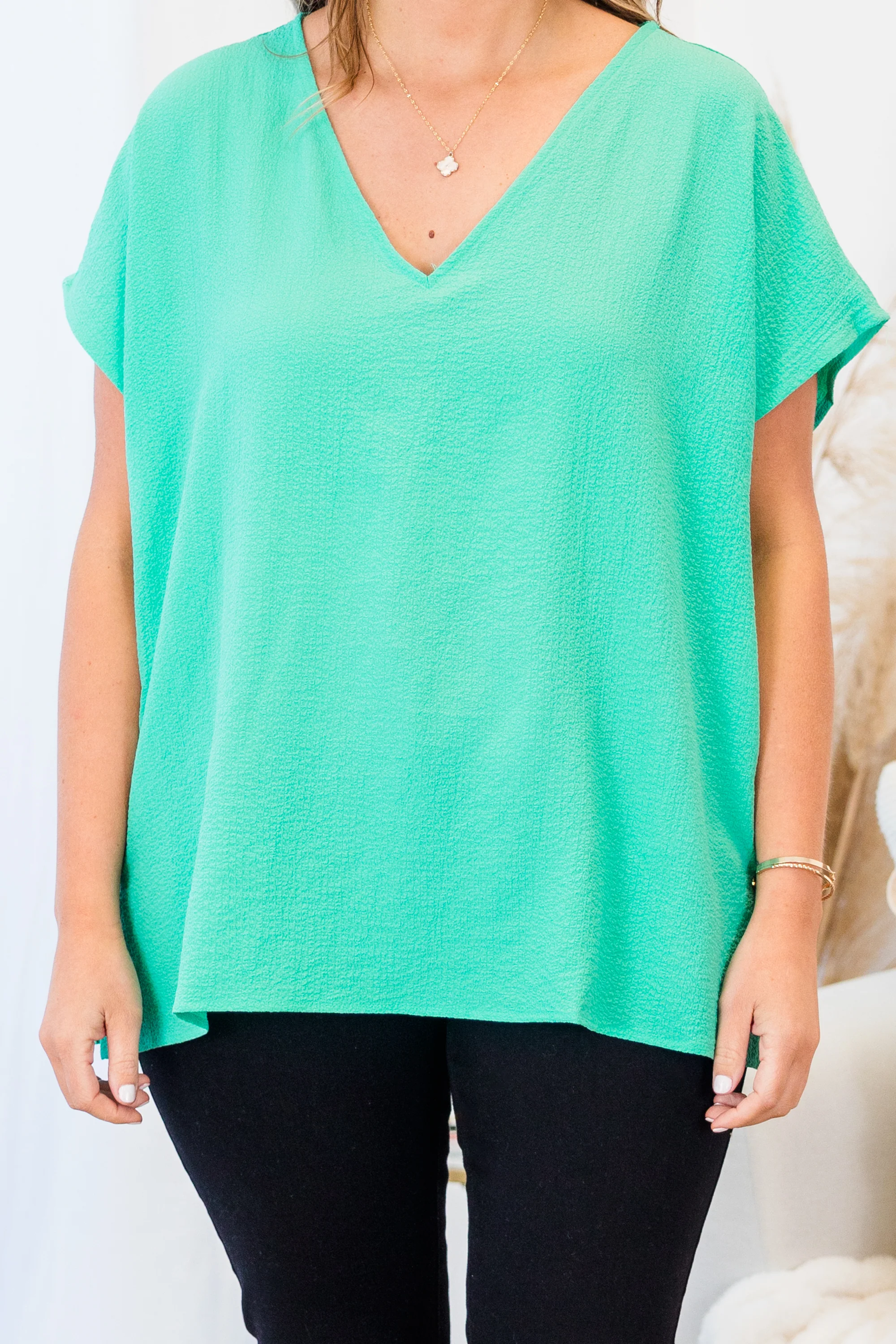 Our Oasis Top, Emerald - Giverhouse