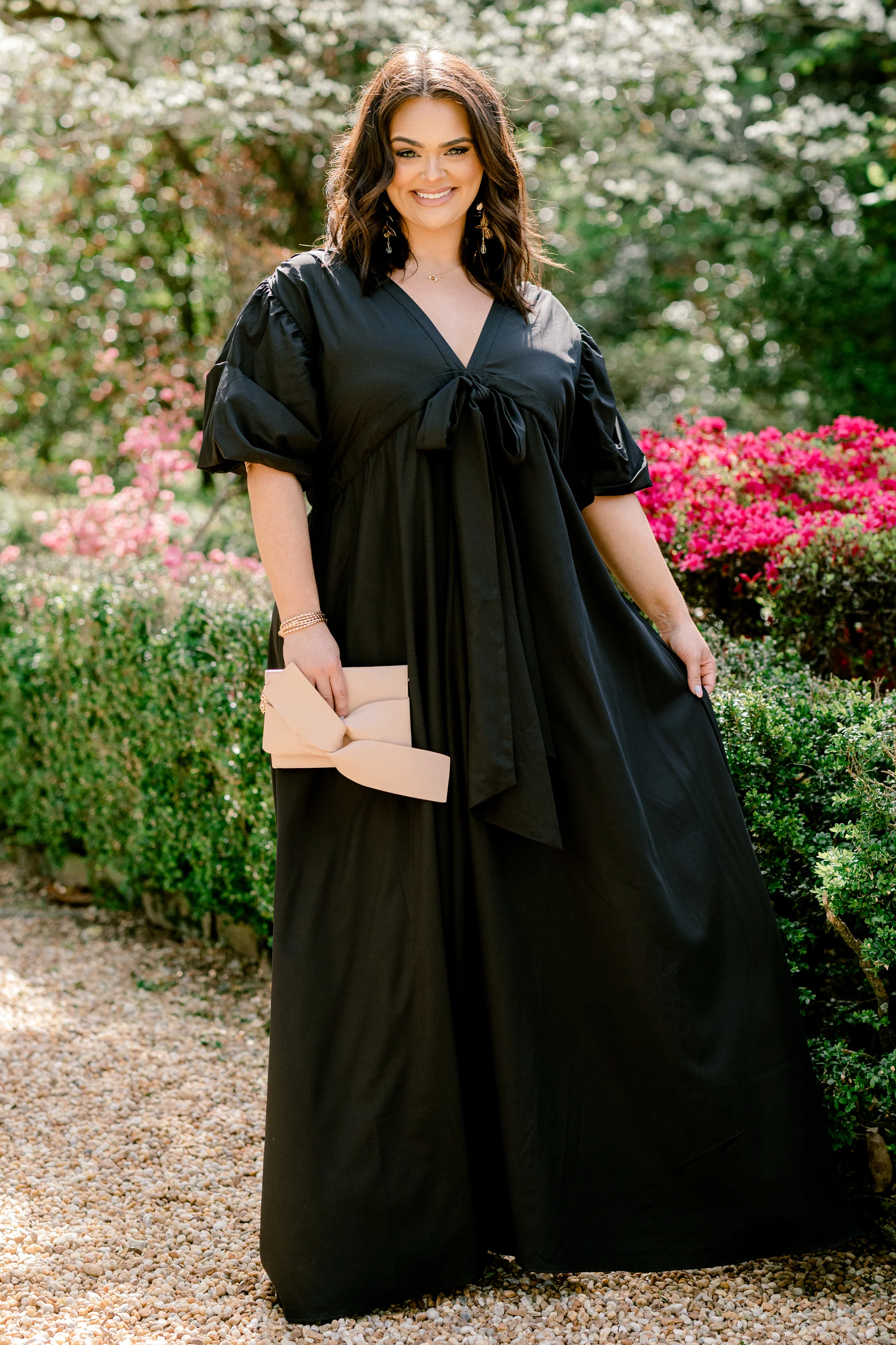 Looking At Me Maxi Dress, Black - Giverhouse