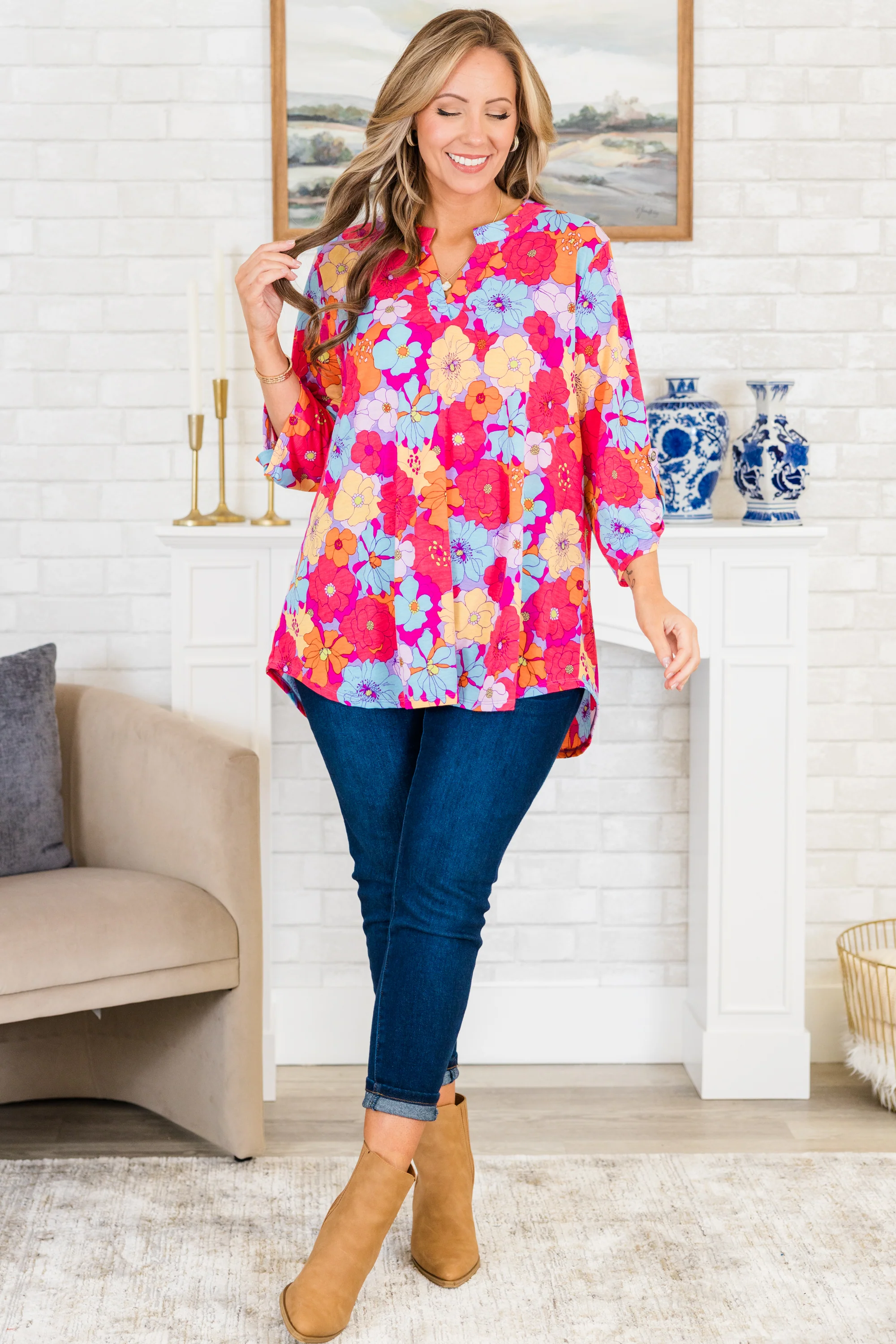 Sunset Over The Meadow Top, Multi - Giverhouse