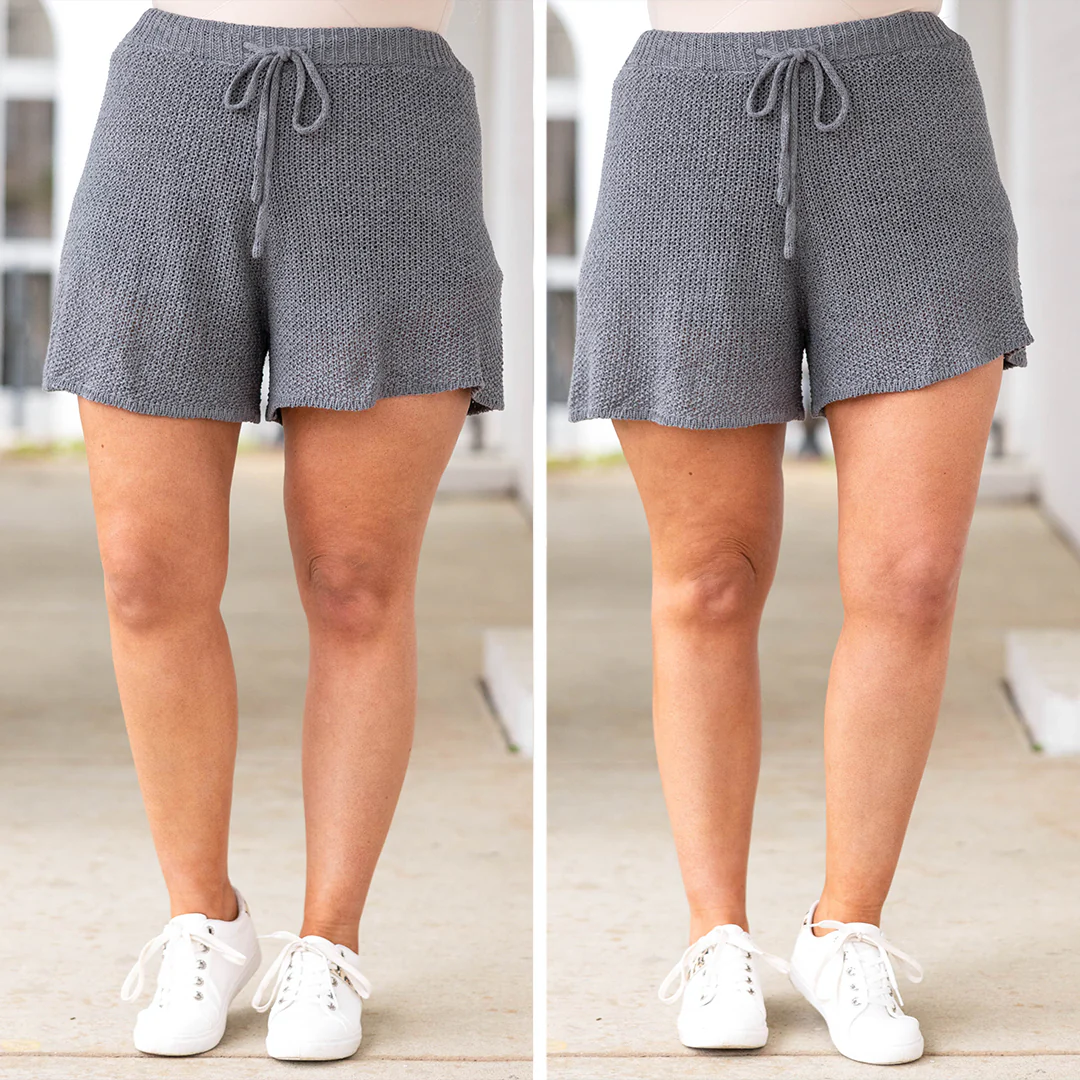 Summer Lounging Shorts, Charcoal - Giverhouse