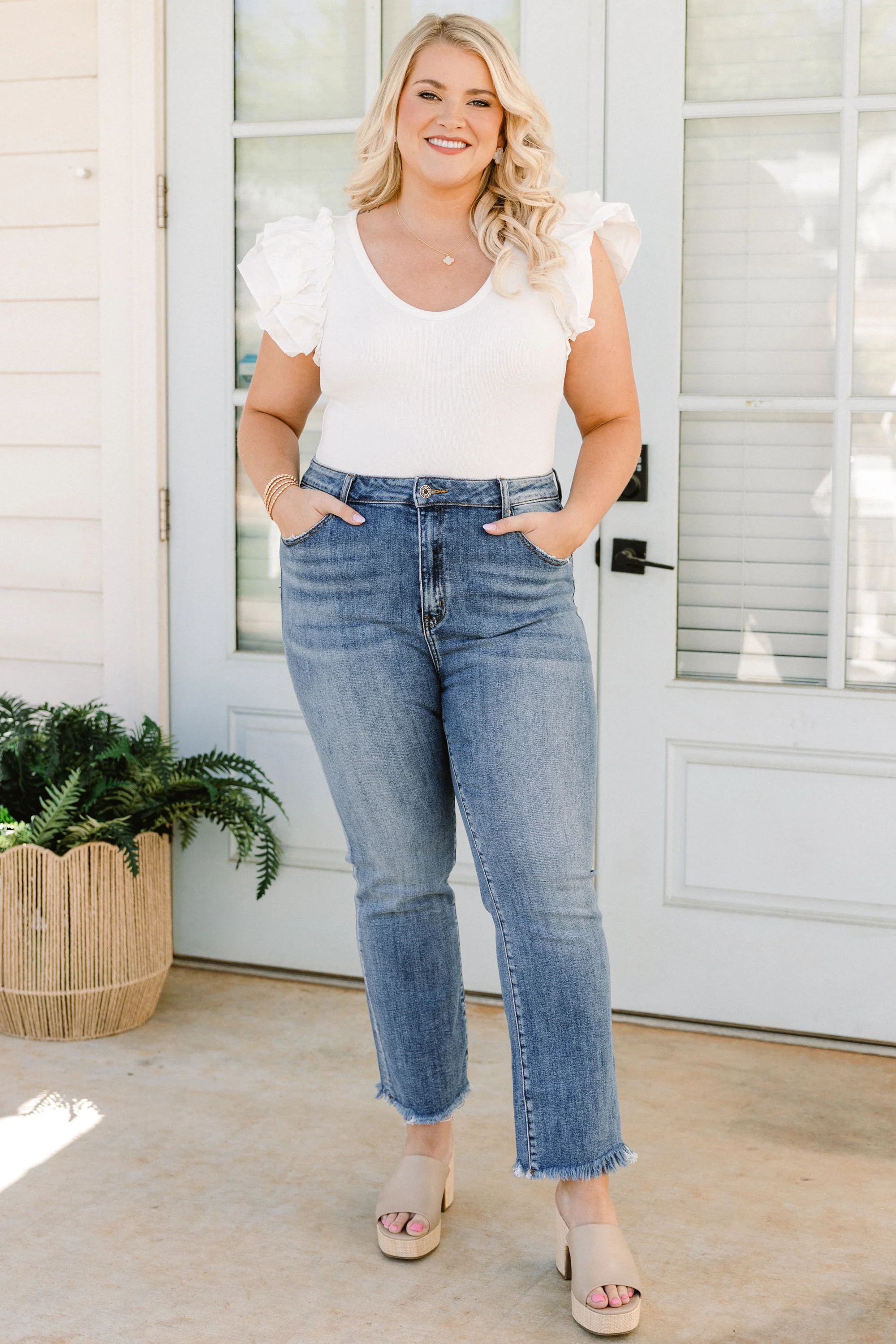 All Night Long Jeans, Light Wash - Giverhouse