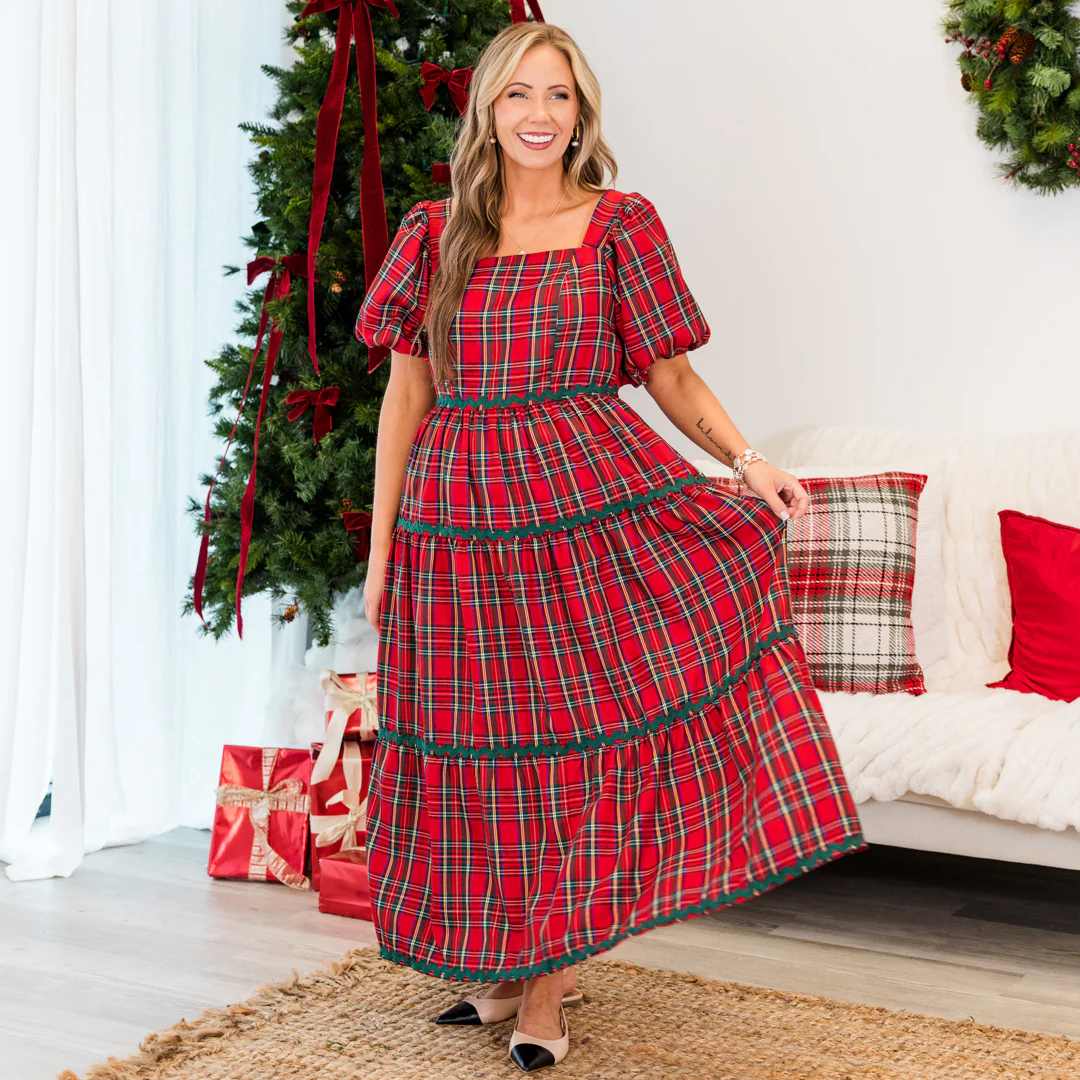 Baby It's Vogue Outside Dress, Red - Giverhouse