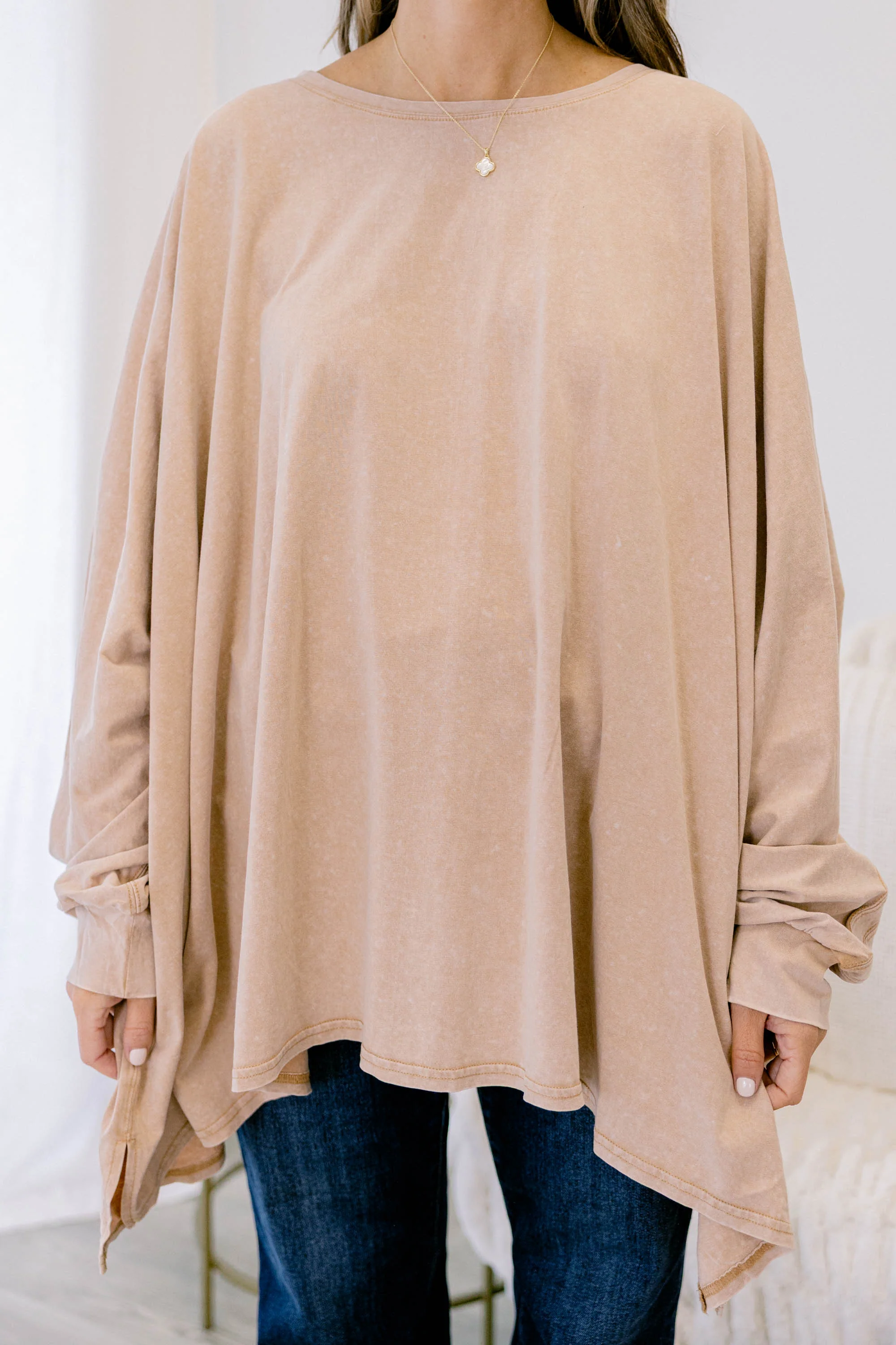All So Nice Tunic, Sand - Giverhouse