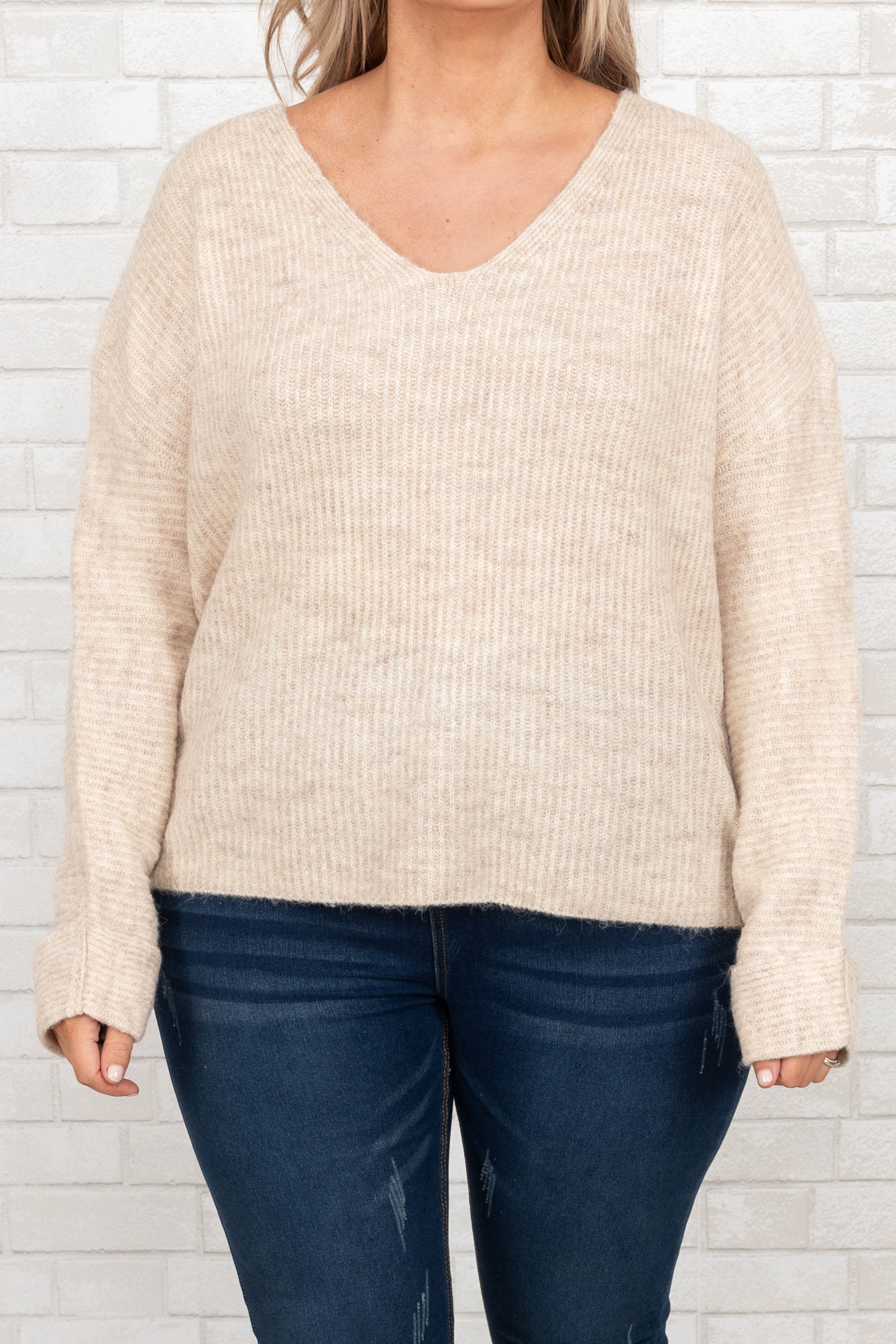 Always Better With You Sweater, Cream - Giverhouse