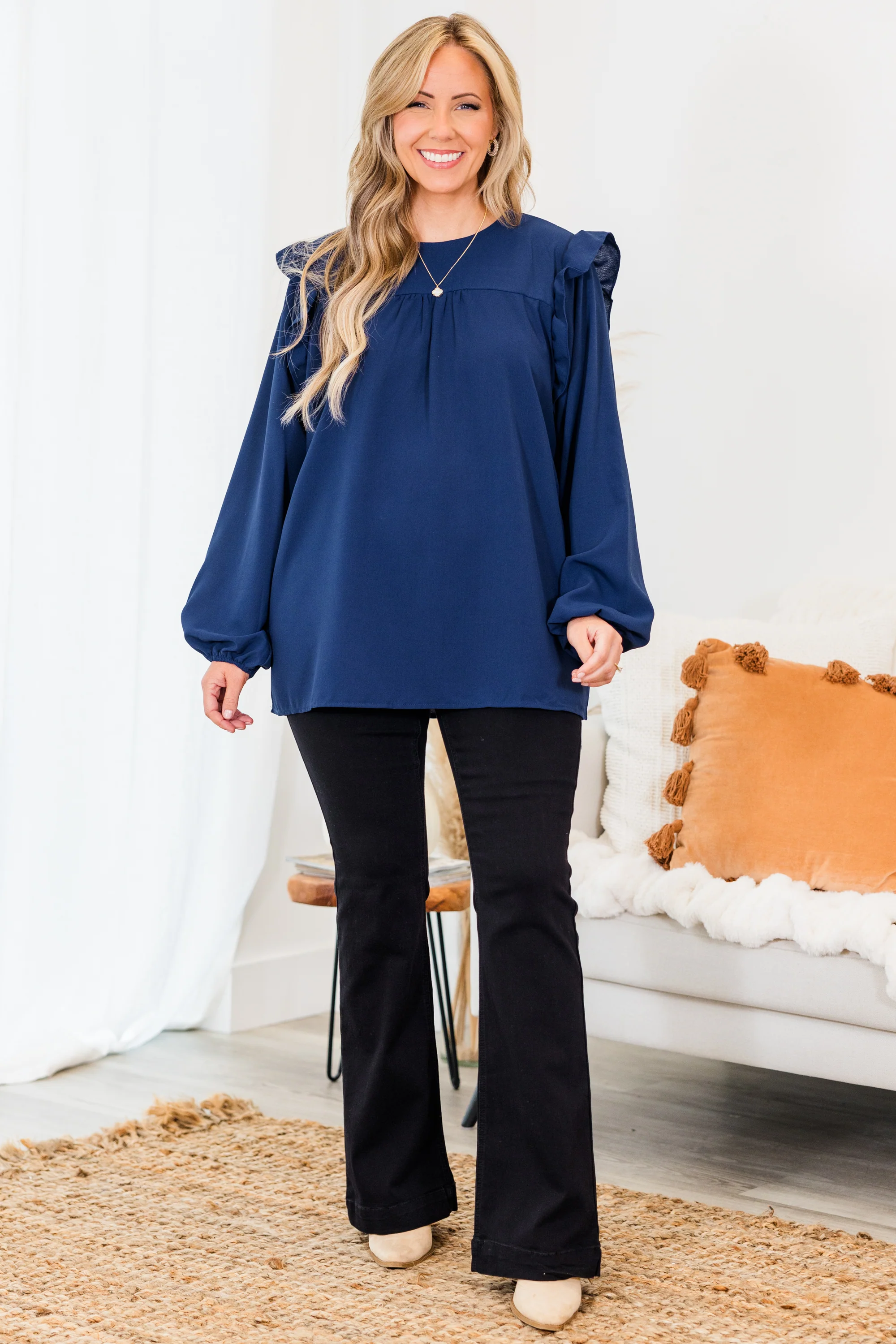 Making More Memories Top, Navy - Giverhouse