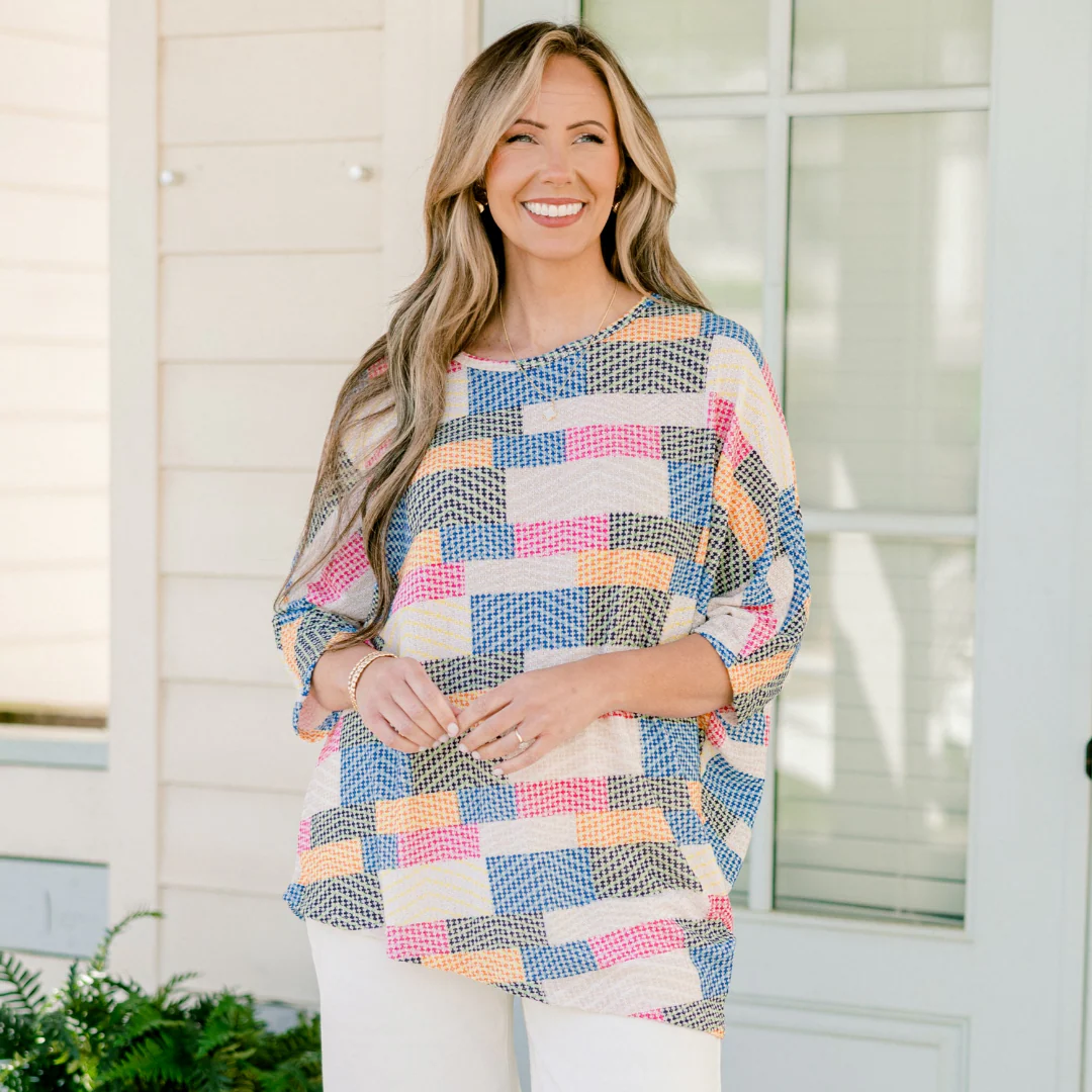 Artistic Beauty Top, Multi Stripe - Giverhouse