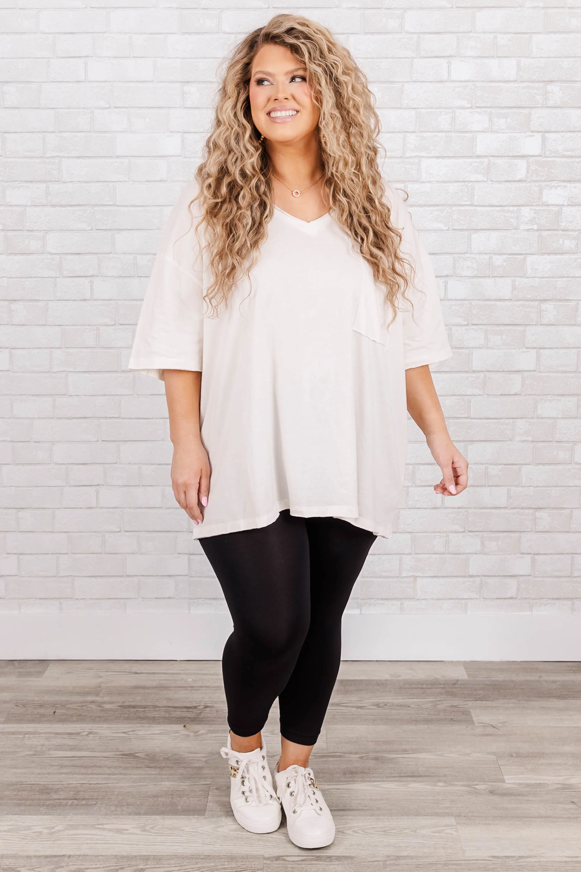 Dancing In The Mirror Top, Ivory - Giverhouse