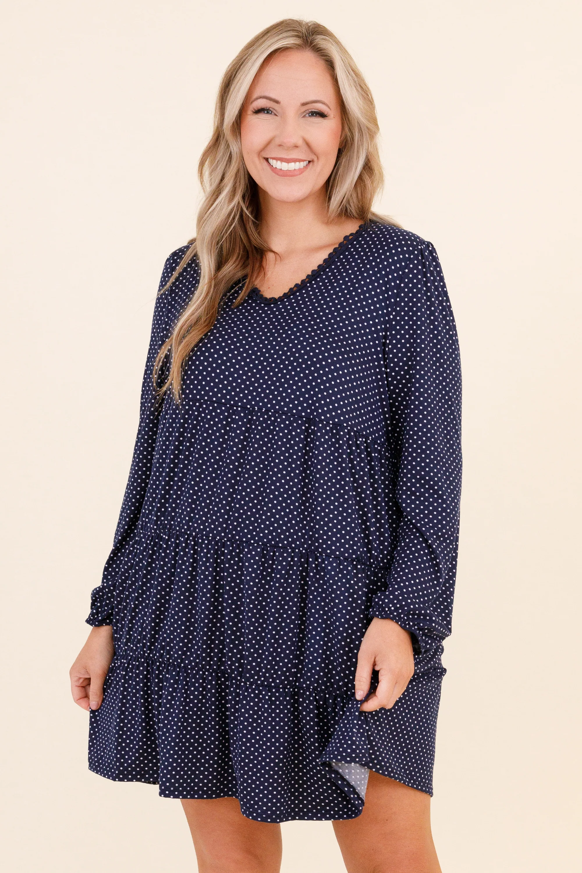 My Affirmation Dress, Navy - Giverhouse