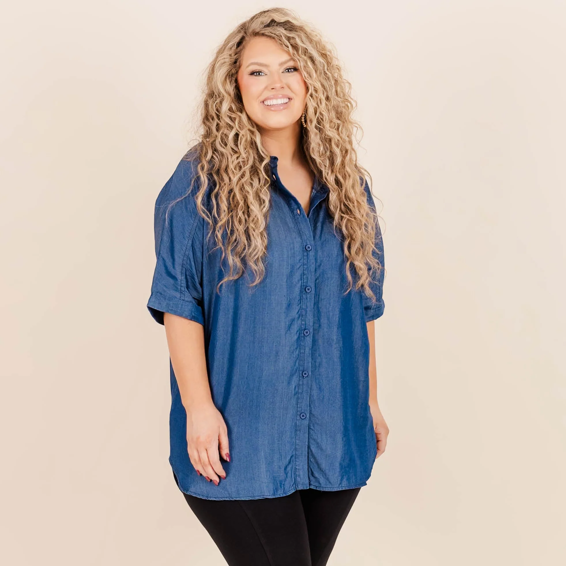 Call It How You See It Top, Dark Wash - Giverhouse