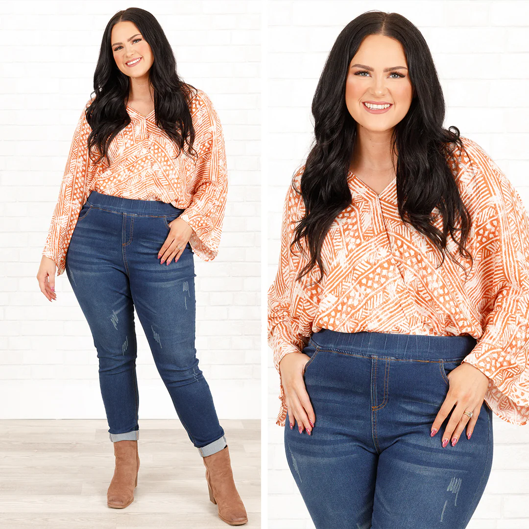 Chasin' You Bodysuit, Rust - Giverhouse