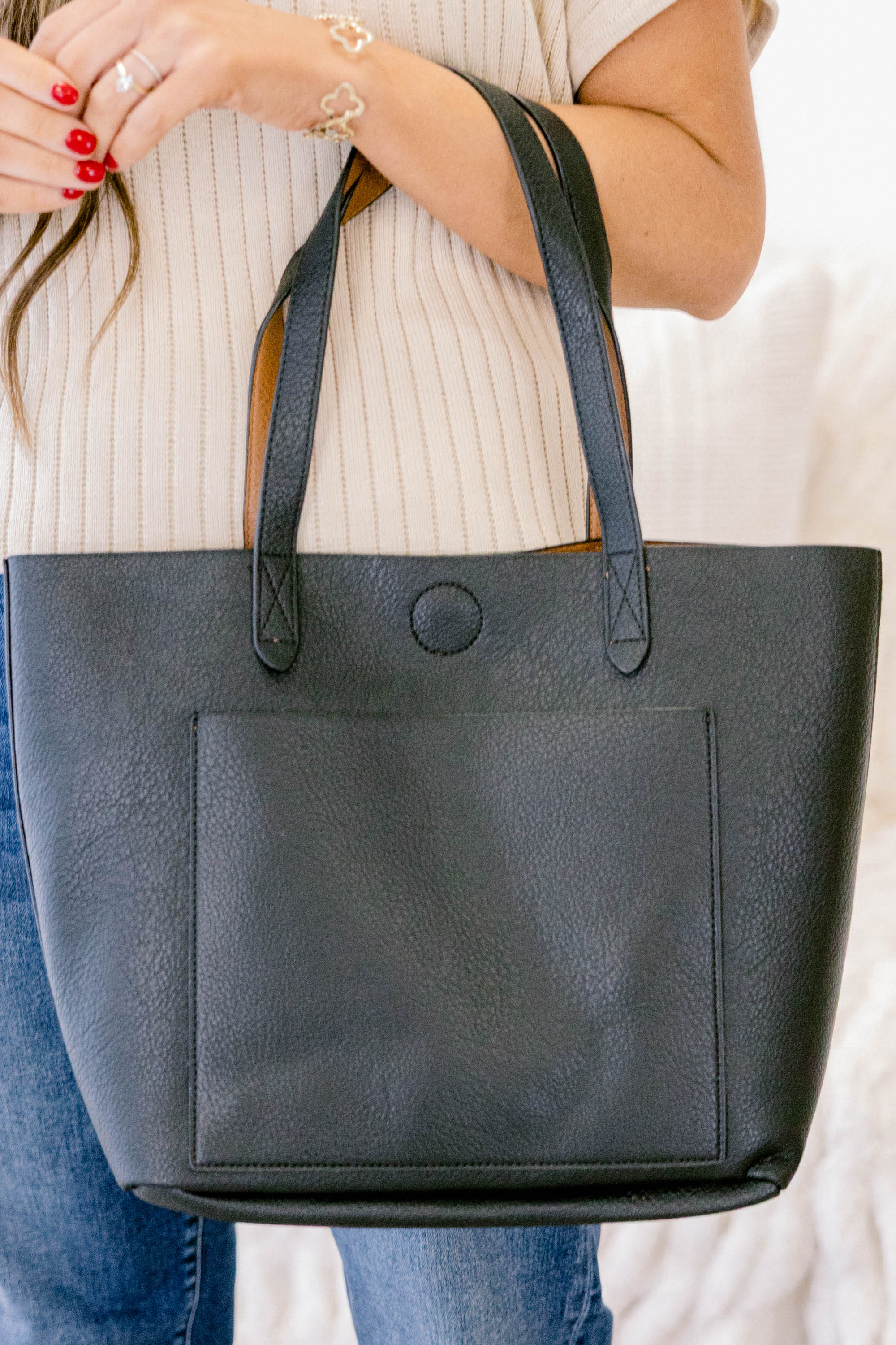 Taking You With Me Tote, Black - Giverhouse