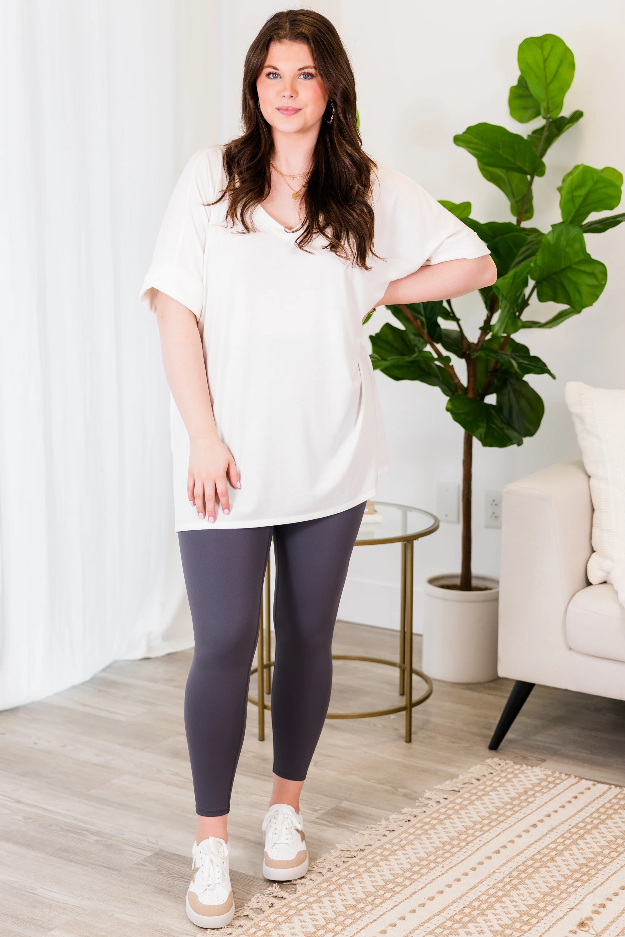 Leveling Up Leggings, Charcoal - Giverhouse