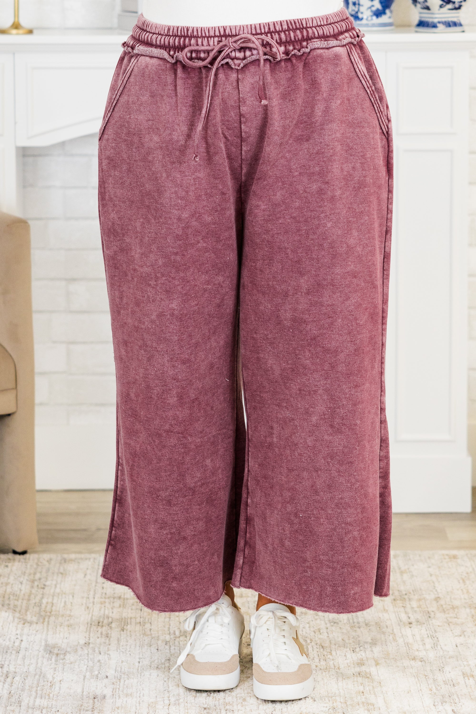 Sunday Scaries Sweatpants, Eggplant - Giverhouse