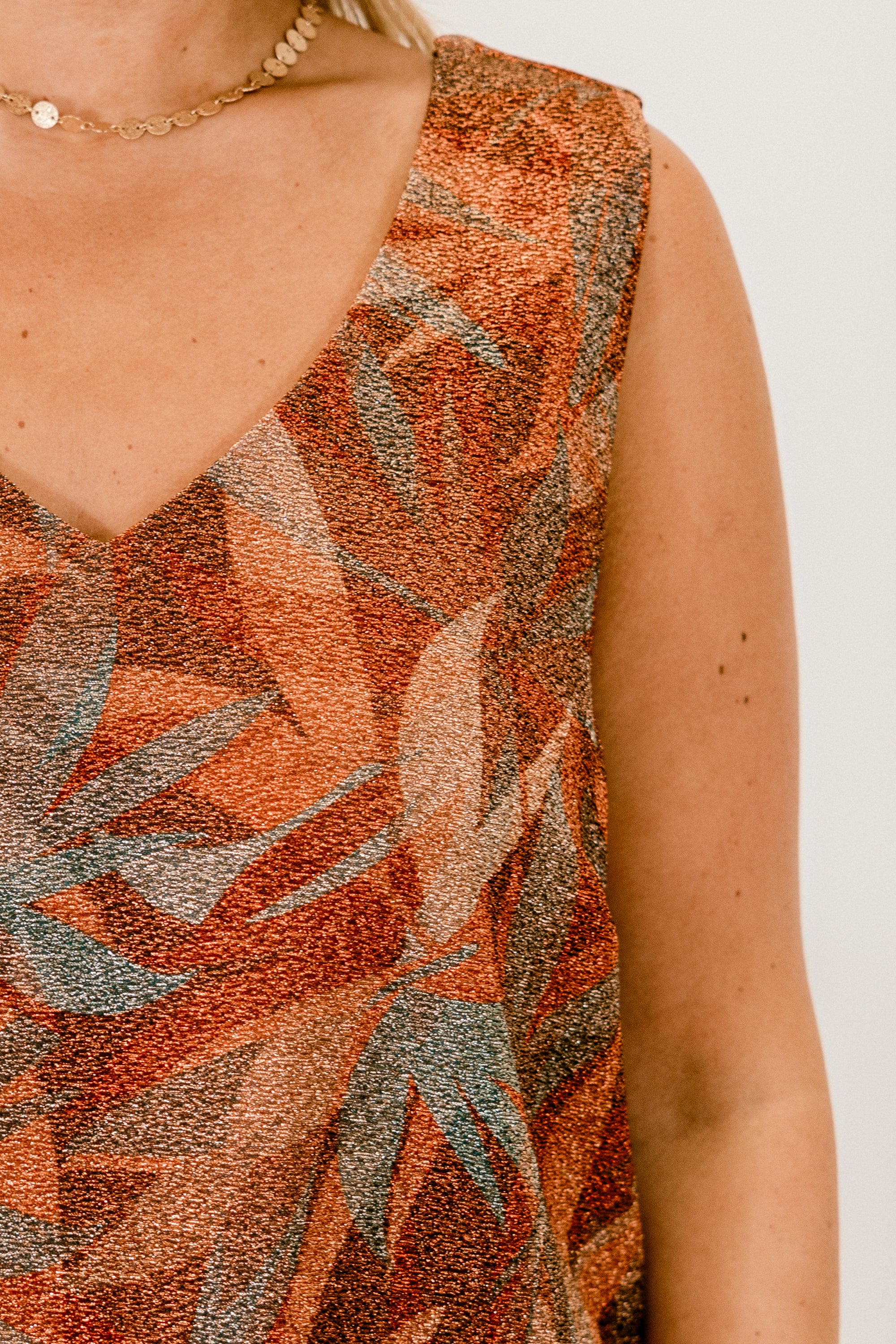 Sycamore Trees Tank, Rust/Mocha - Giverhouse