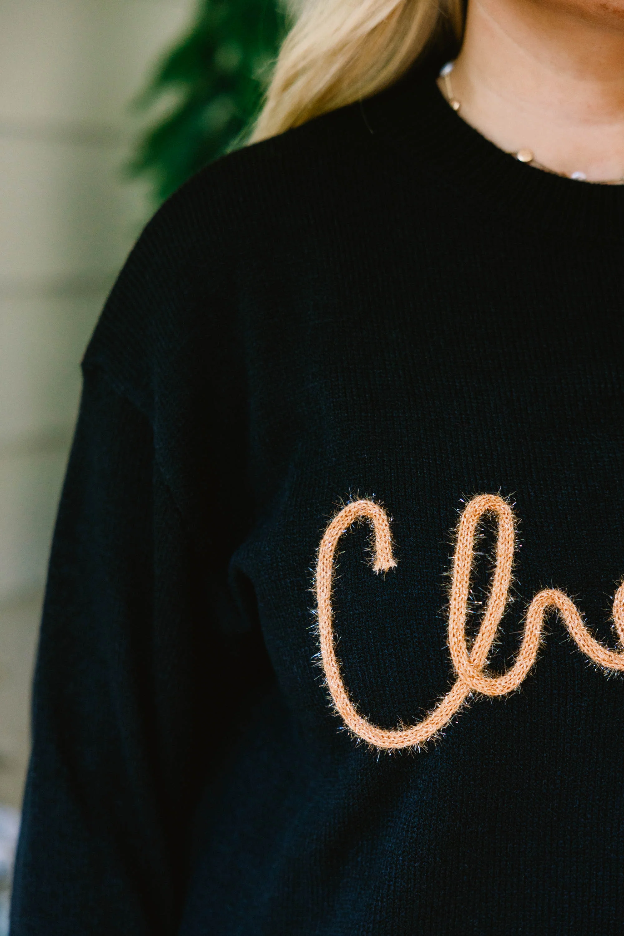 Cheers Just Because Top, Black - Giverhouse