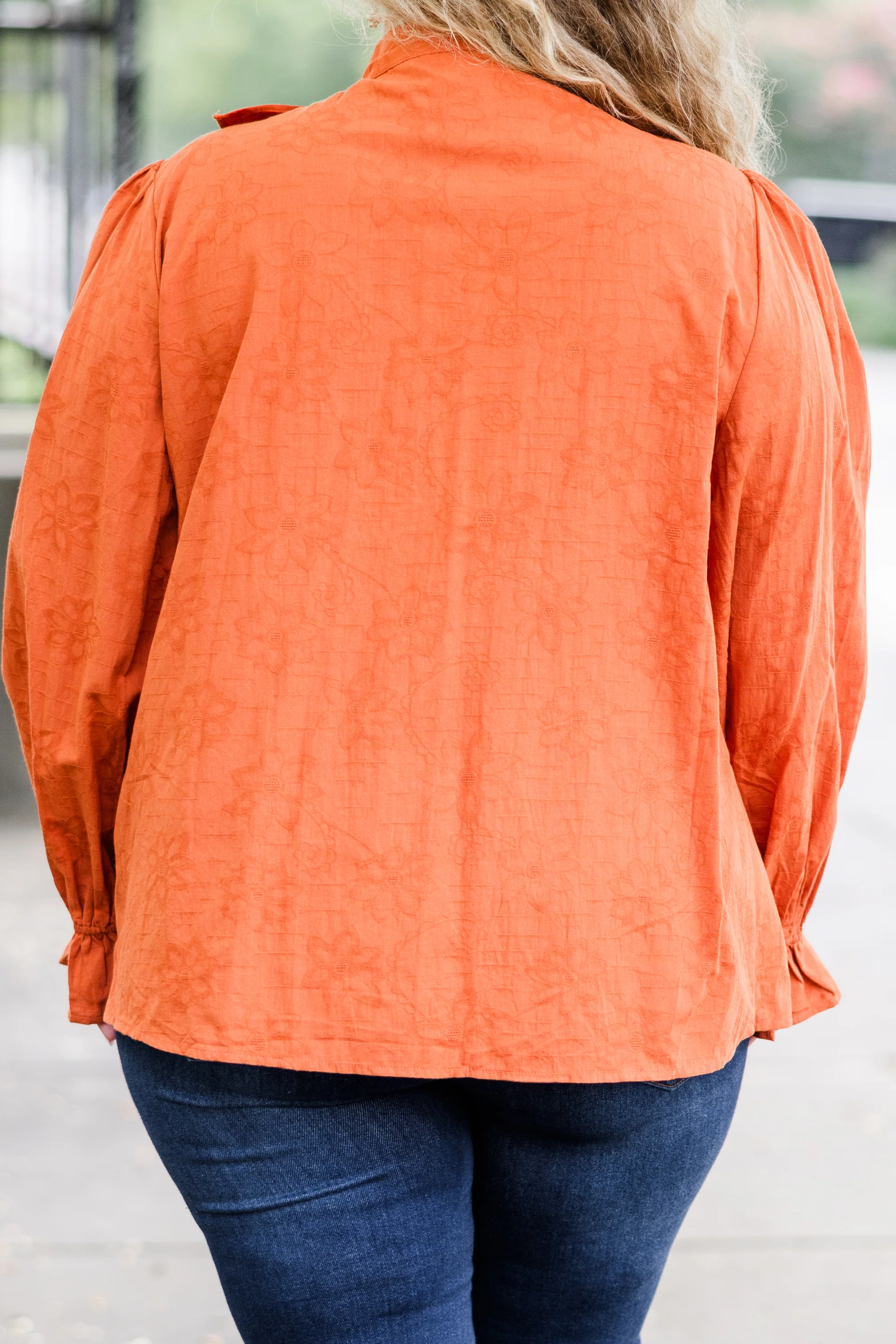 Gotcha Blouse, Rust - Giverhouse