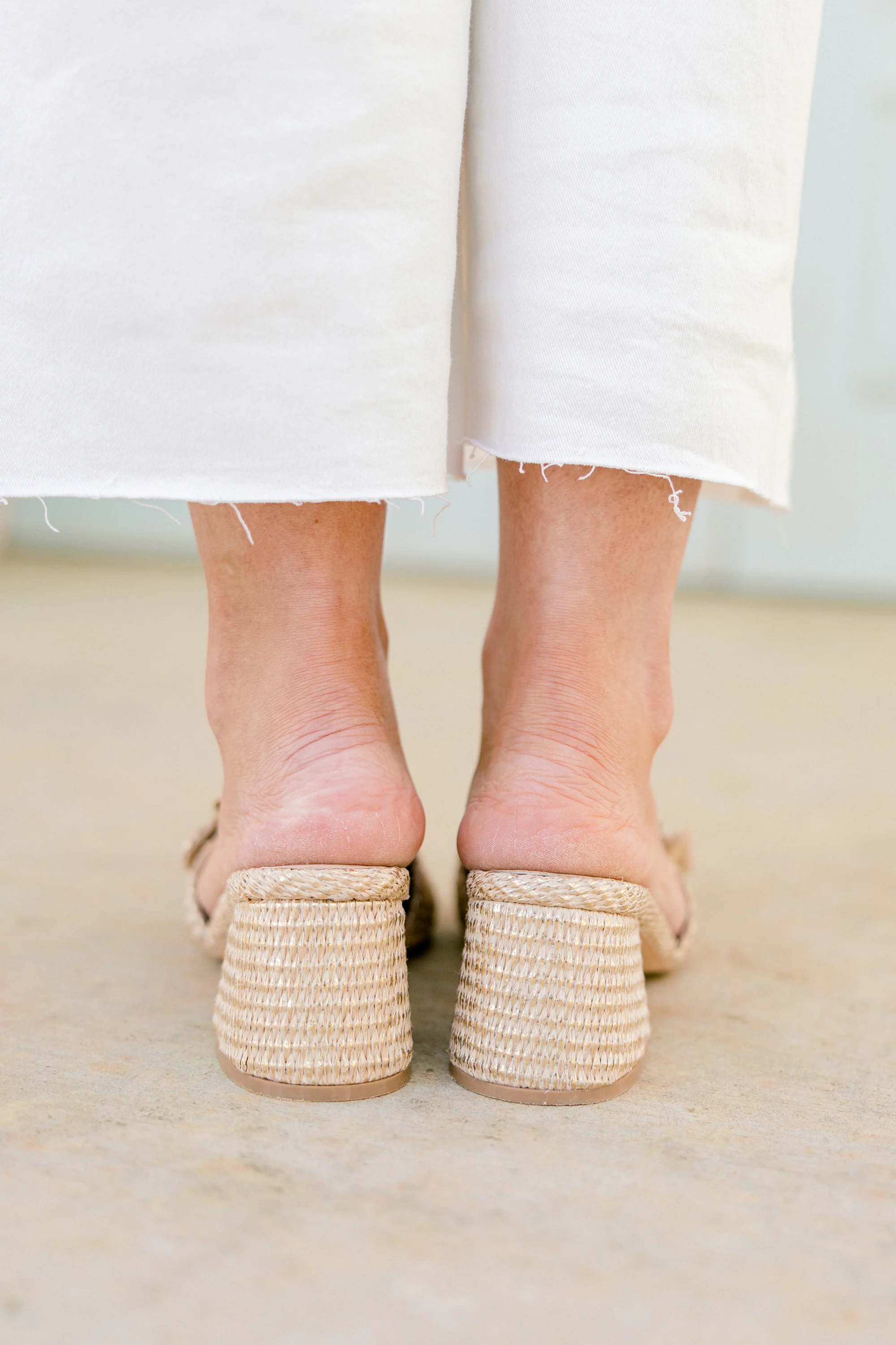 Said In Stride Heels, Gold - Giverhouse