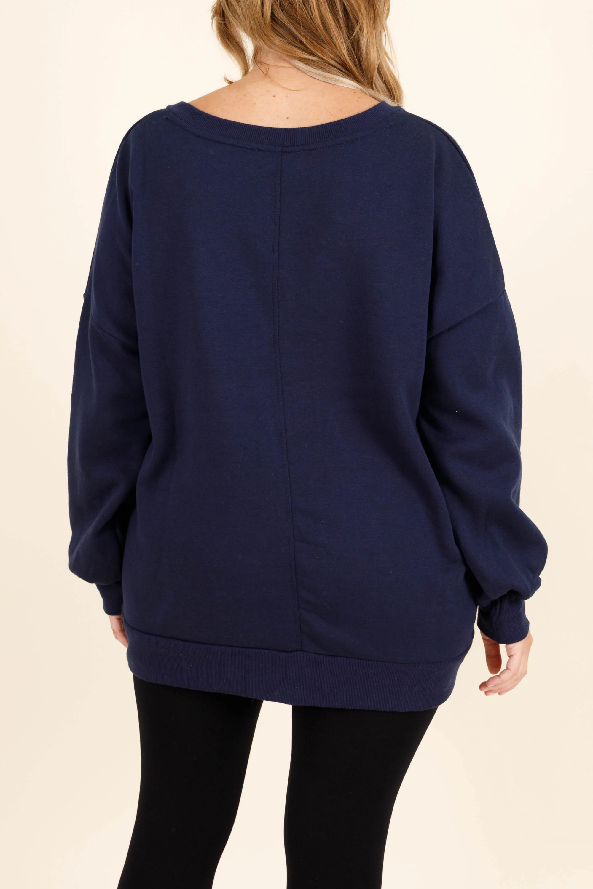 Very Special Sweatshirt, Navy Blue - Giverhouse