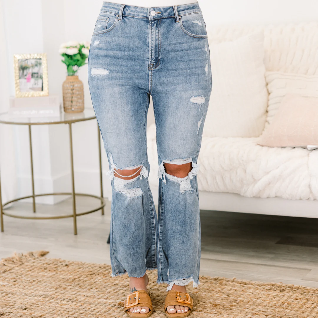 In My Head Jeans, Medium Wash - Giverhouse