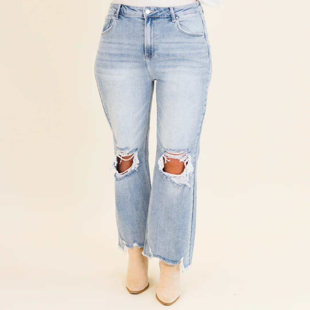 No Secrets Jeans, Light Wash - Giverhouse