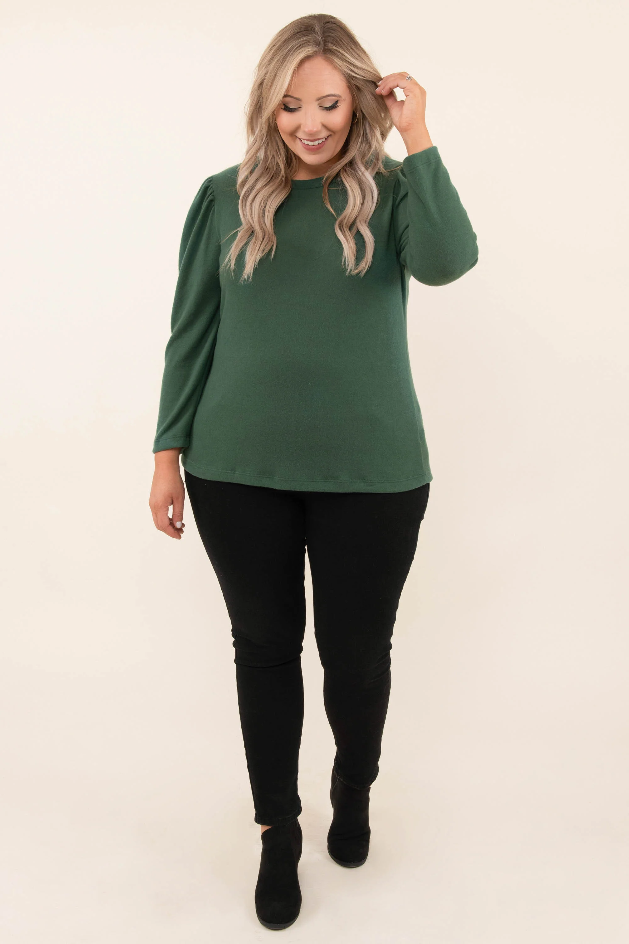 Written Approval Top, Green - Giverhouse