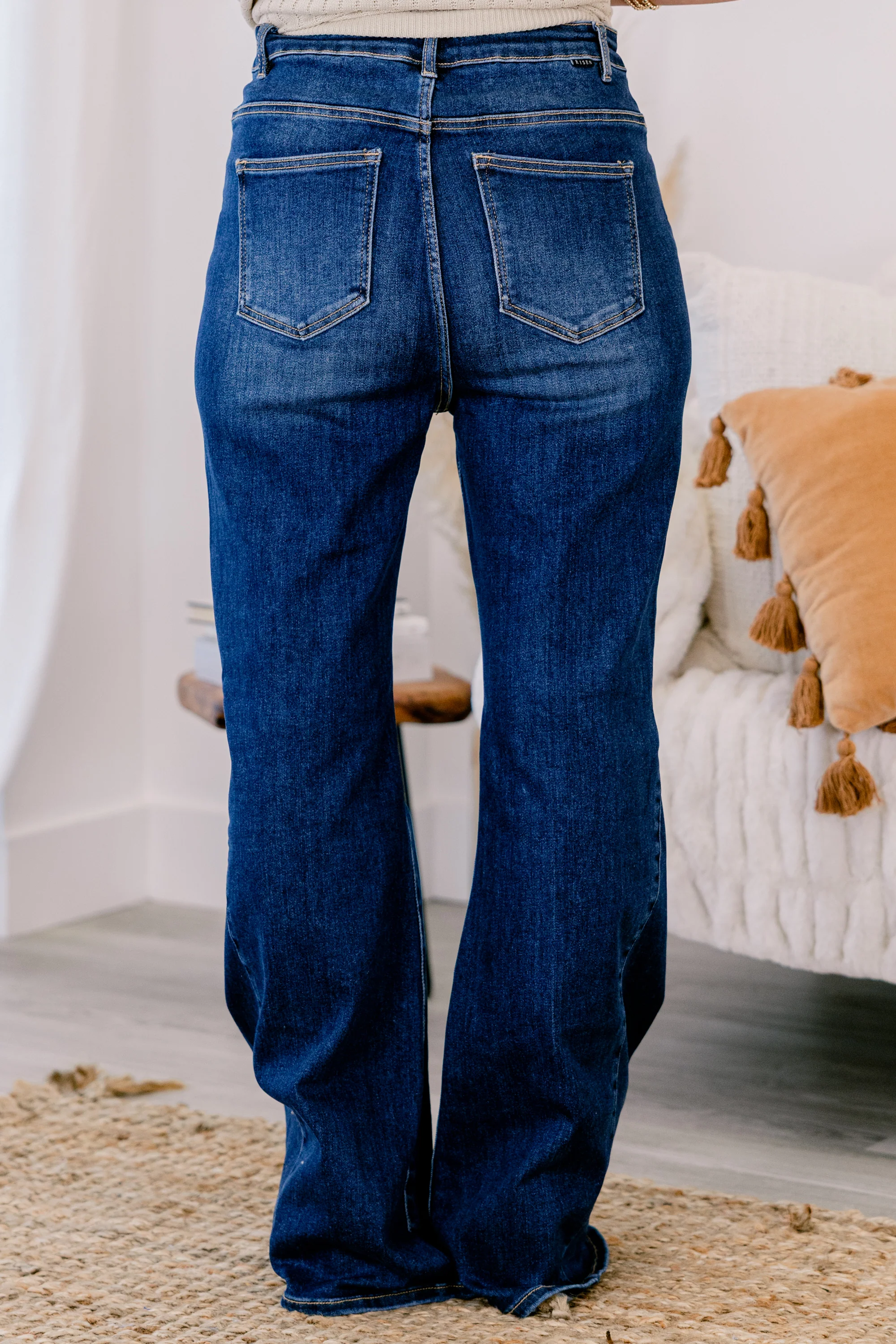 You Make Me Complete Flare Jeans, Dark Wash - Giverhouse