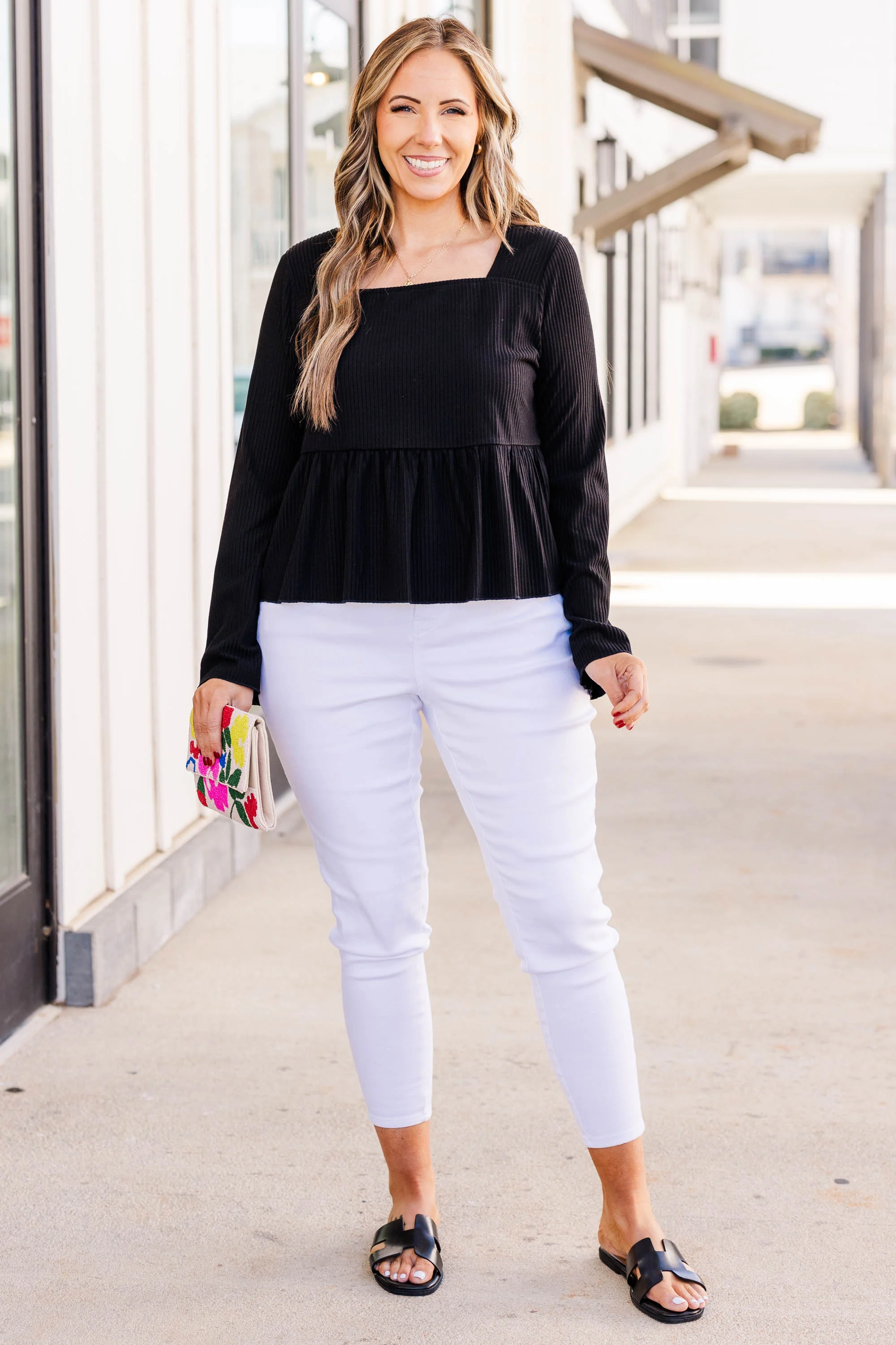 Carry Forward Top, Black - Giverhouse