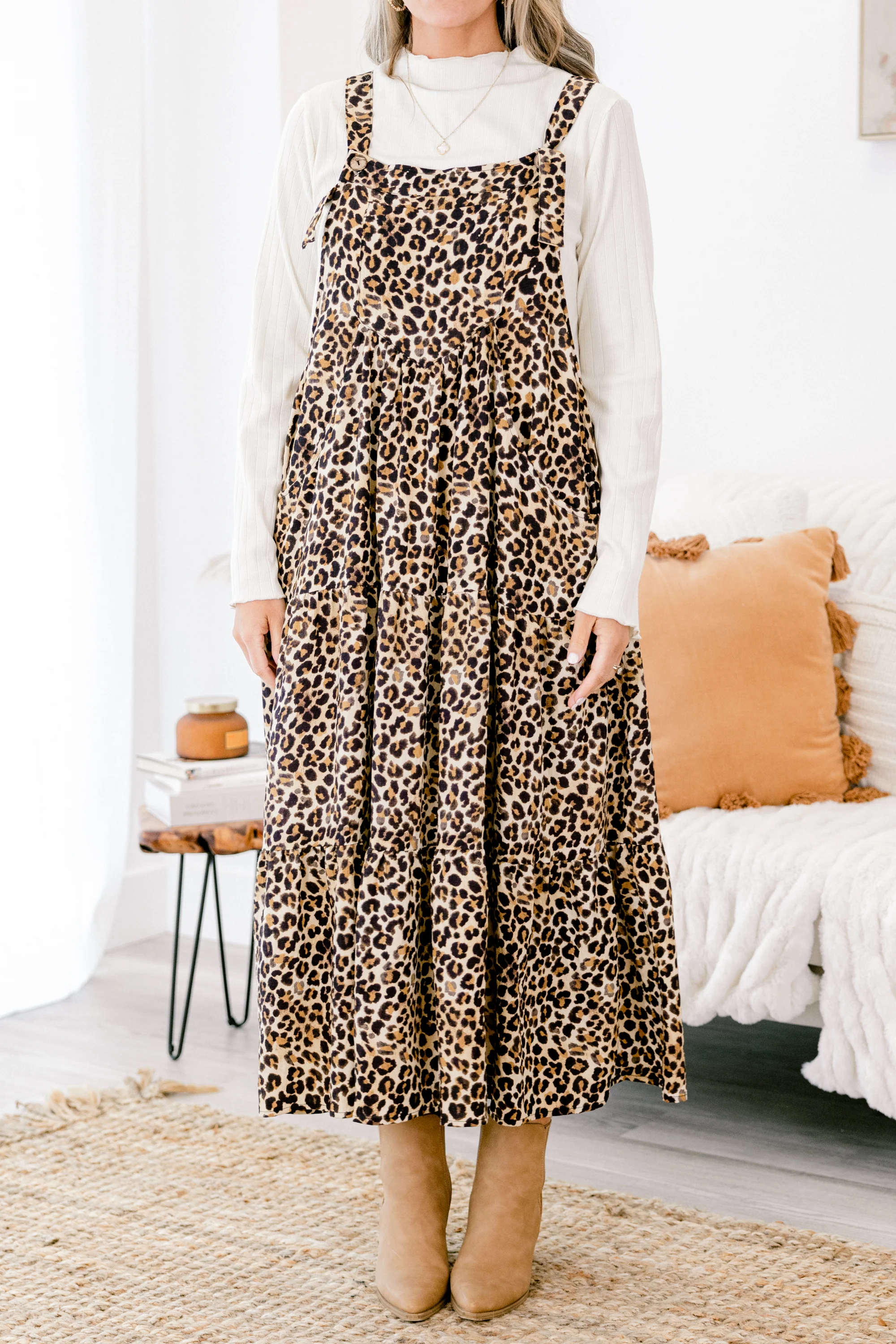 Got To Dance Dress, Brown Leopard - Giverhouse