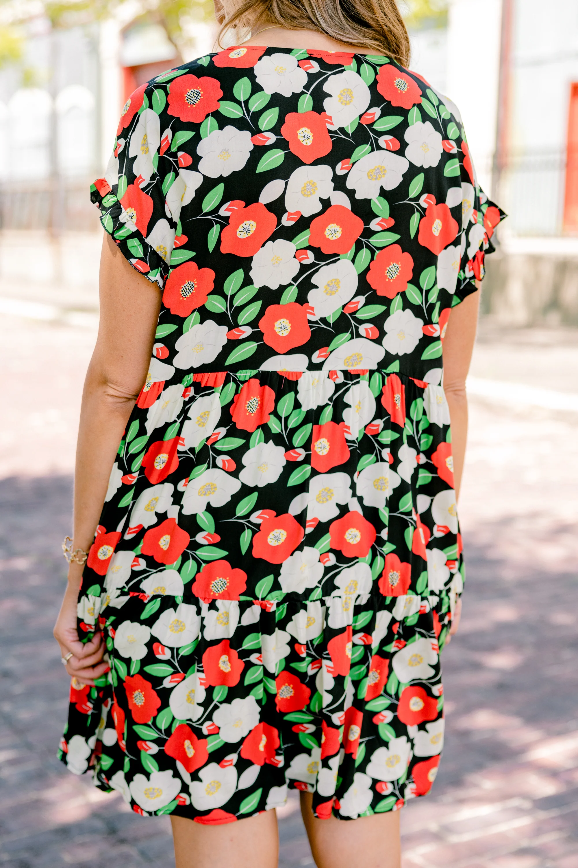 My Heart Is An Open Door Dress, Black - Giverhouse