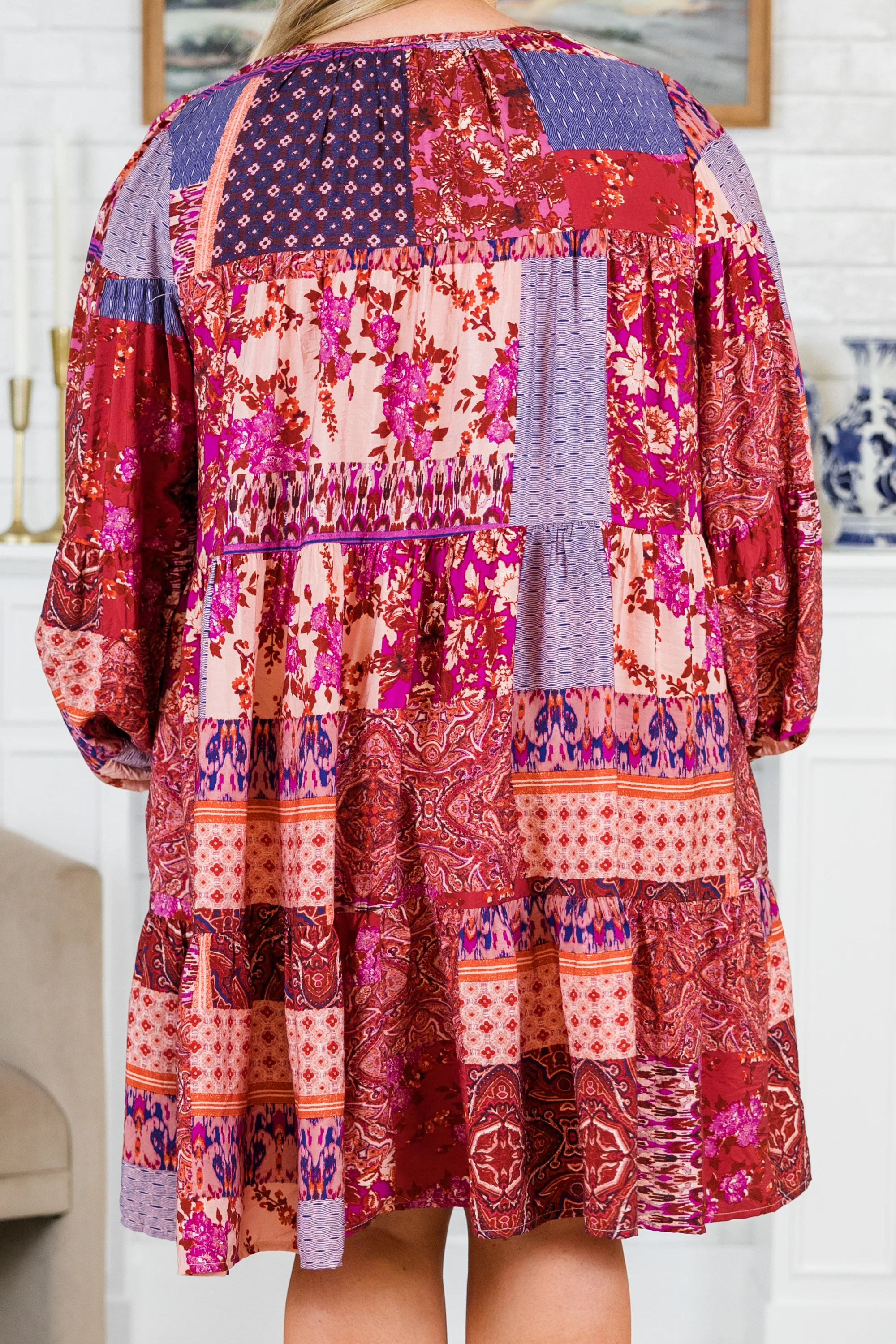 All Together Dress, Burgundy - Giverhouse